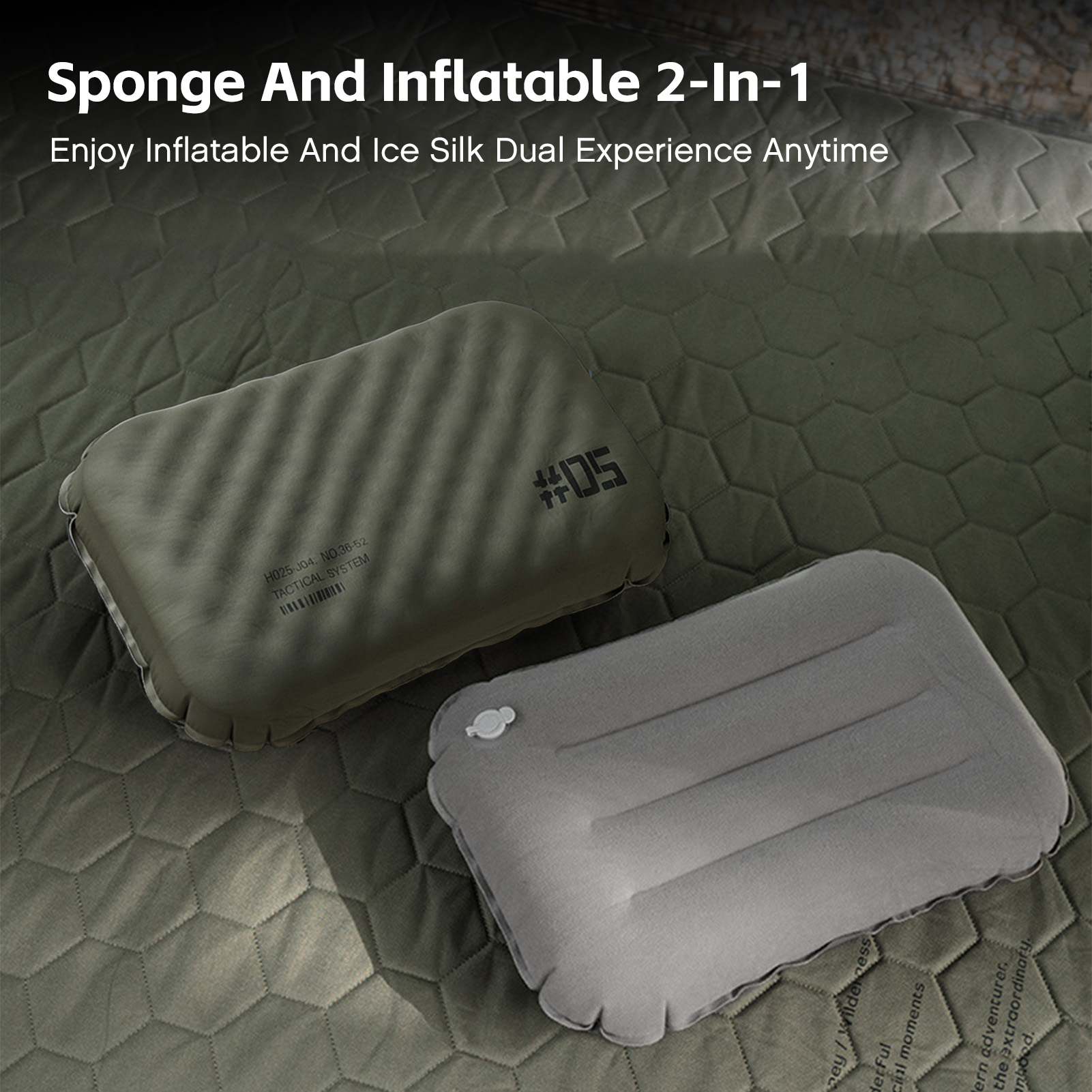 #2Inflatable Pillow Ice Silk Cloud-Like Fabric High Elastic Sponge Foldable - Picture 21 of 21