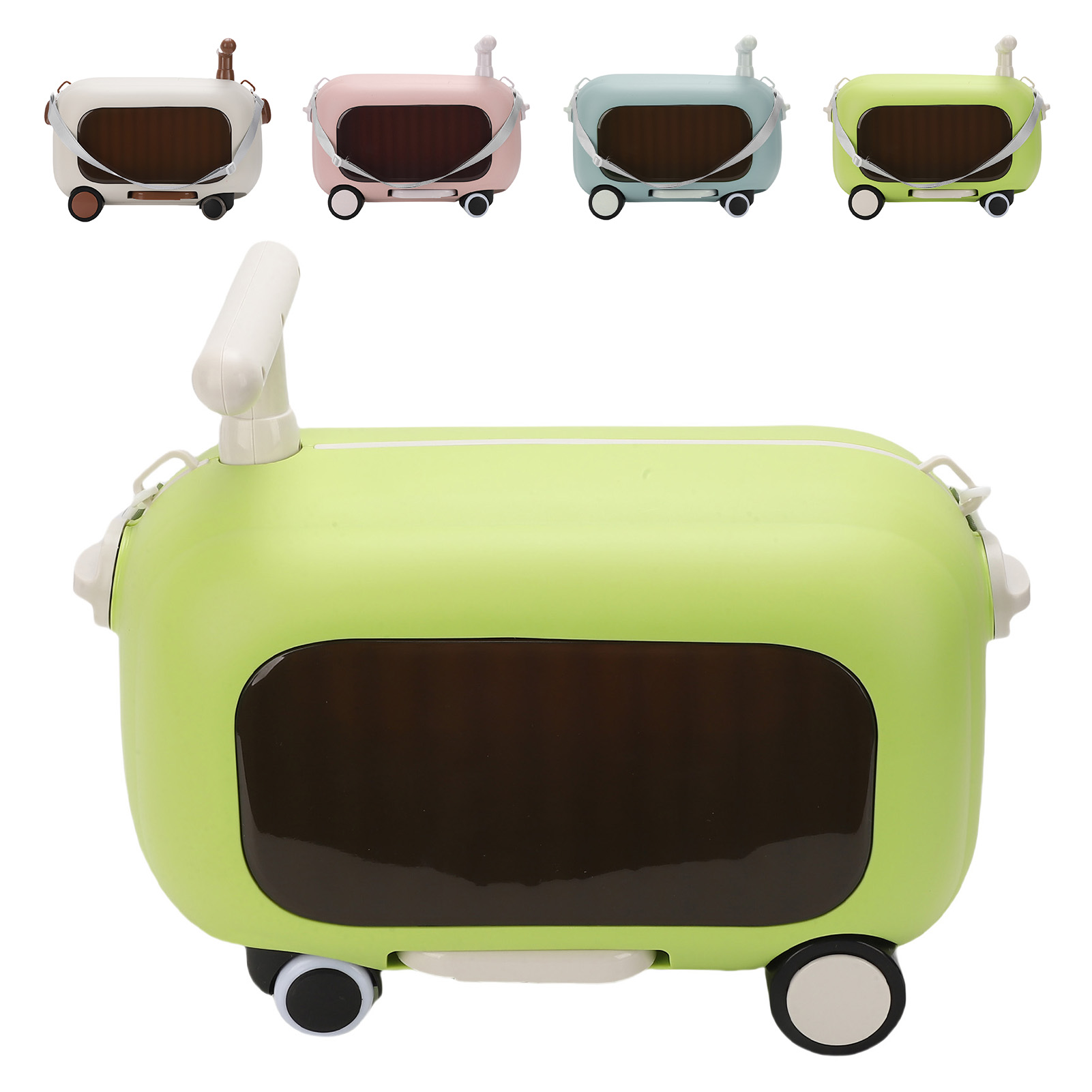 Kids Ride On Luggage 90° Folding Pedal Large Capacity Multi Functional Todd Fit - Picture 19 of 24