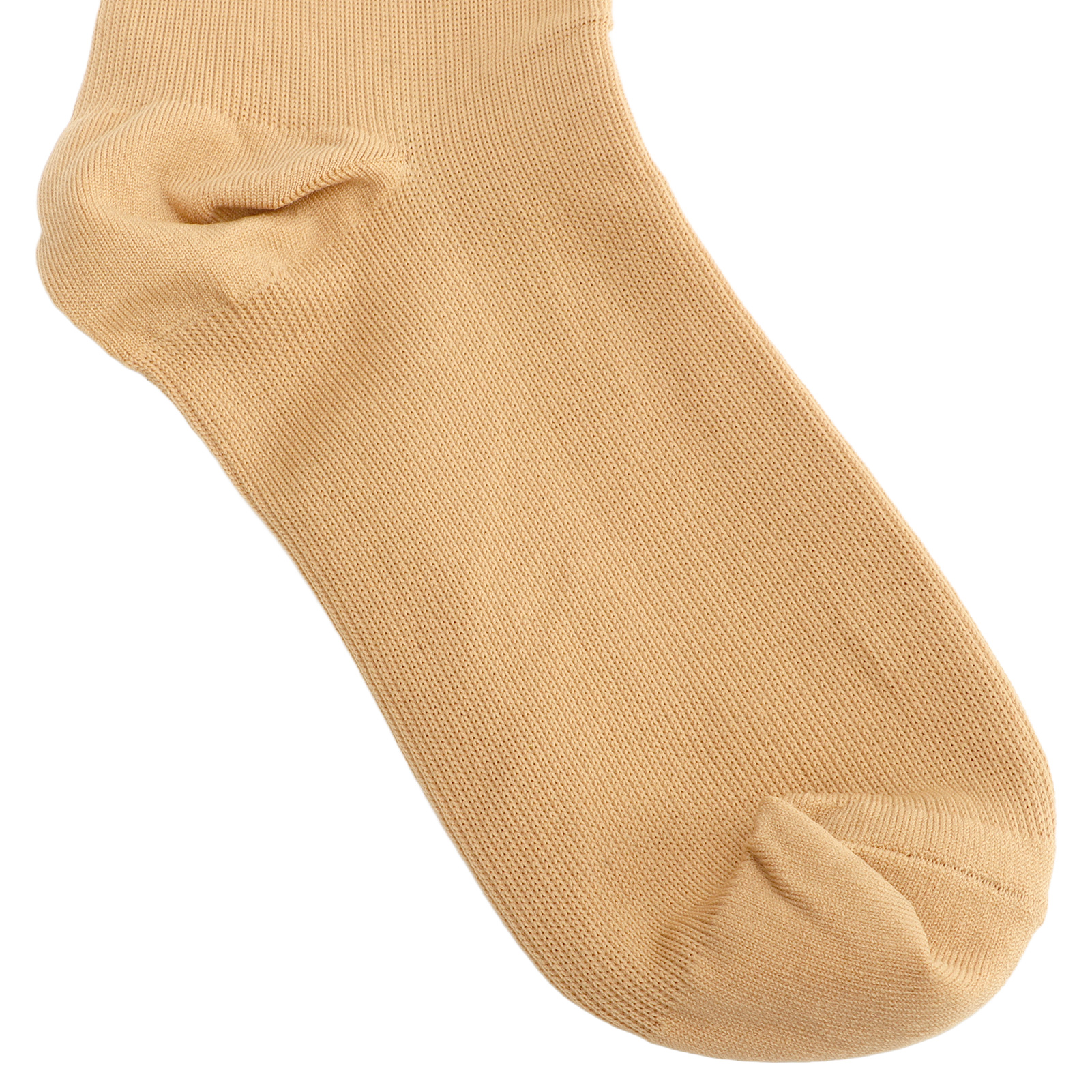 1 Pair 15‑20mmHg Closed Toe Zipper Compression Socks Women Knee High Compres NEW view 2