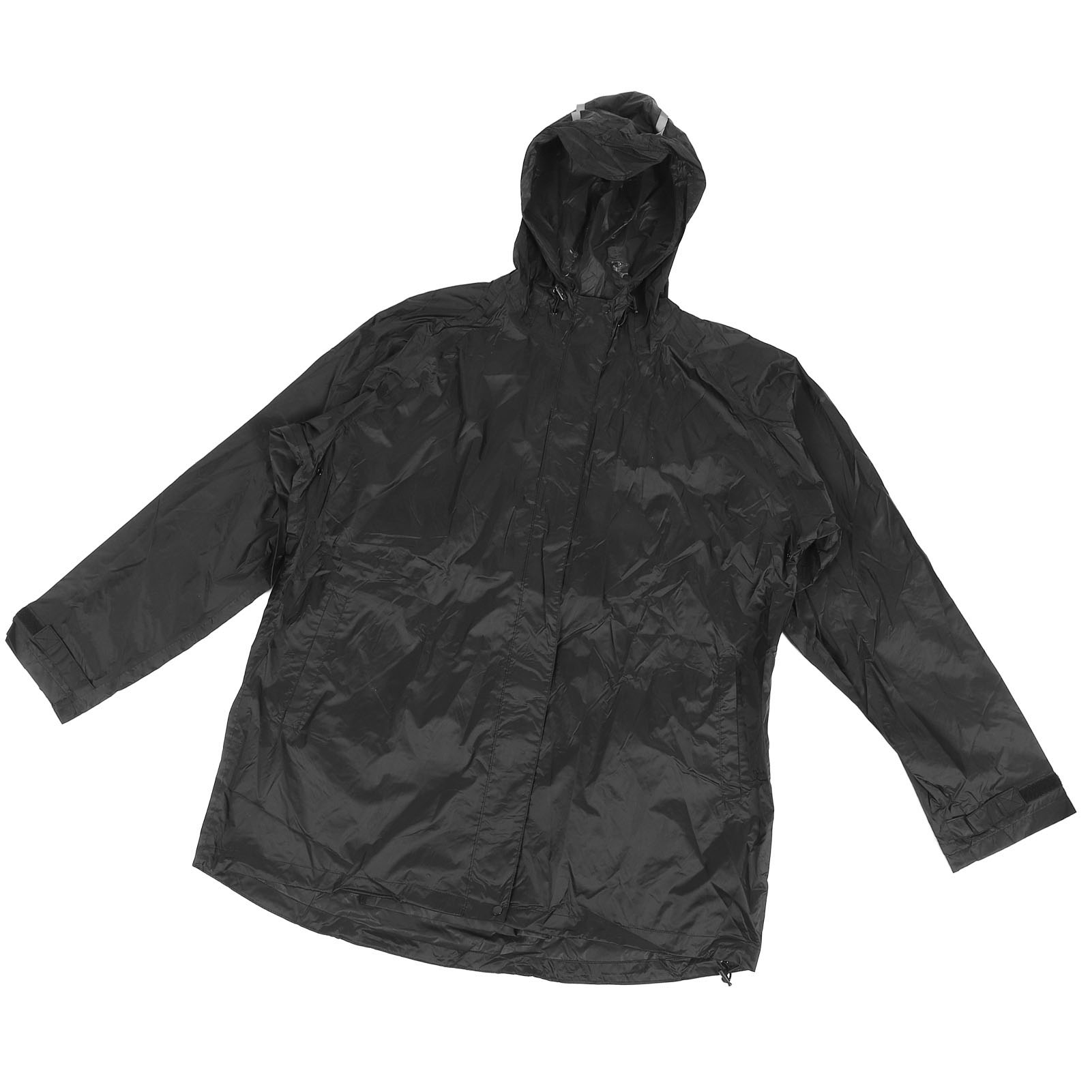 Men Rain Jacket Reflective Wind Proof Waterproof PVC Hooded Raincoat for Hiking - Picture 21 of 24