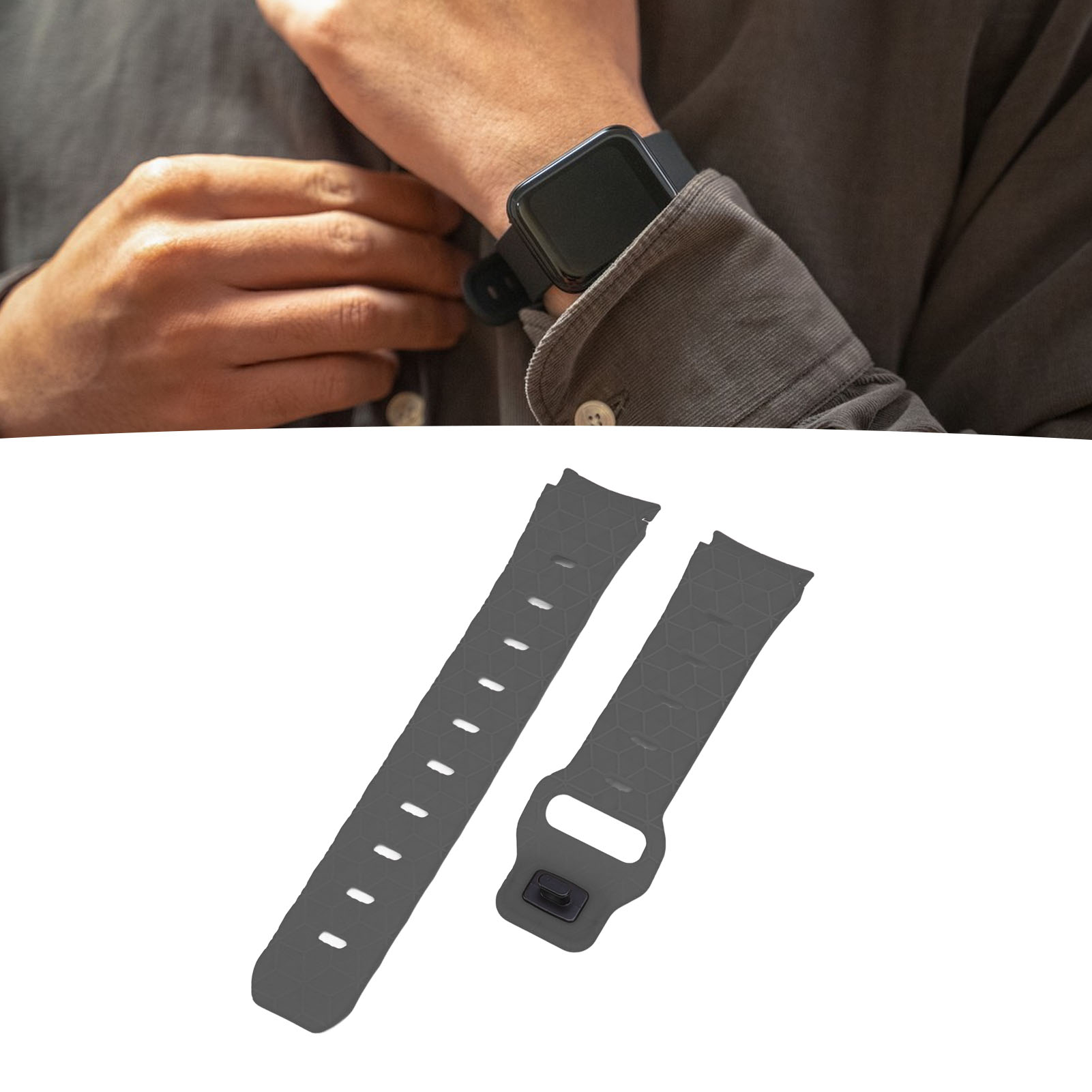 Watch Armband Uhr Band Silicone Football Textur Für Watch 6 5 4 - Zdjęcie 35 z 35