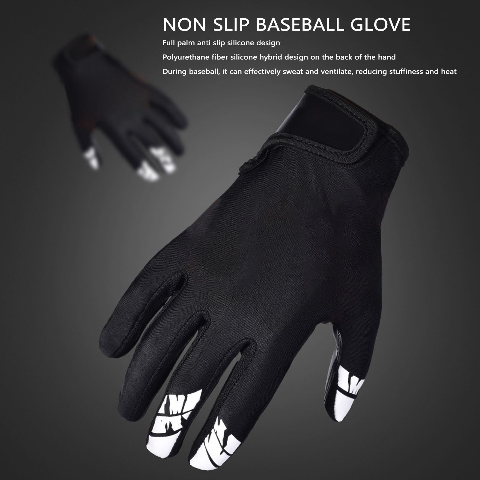 Baseball Glove Non Slip Breathable Professional Protective Batting Fo GDM - Picture 16 of 21