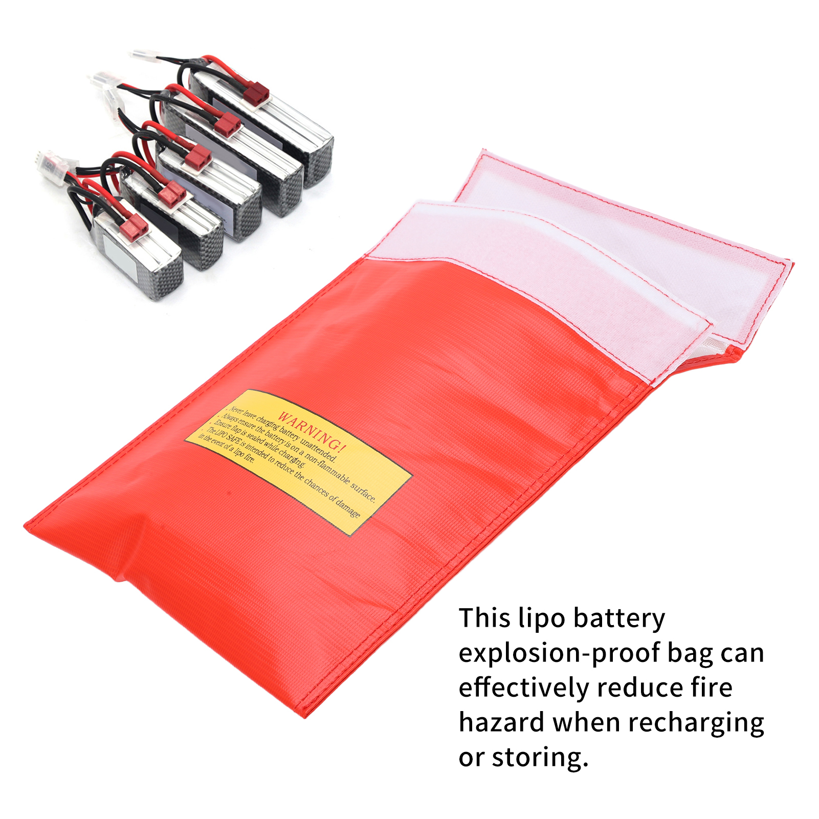 Lipo Battery Explosion Proof Bag Fireproof Lithium Battery Safe Guard Bag For