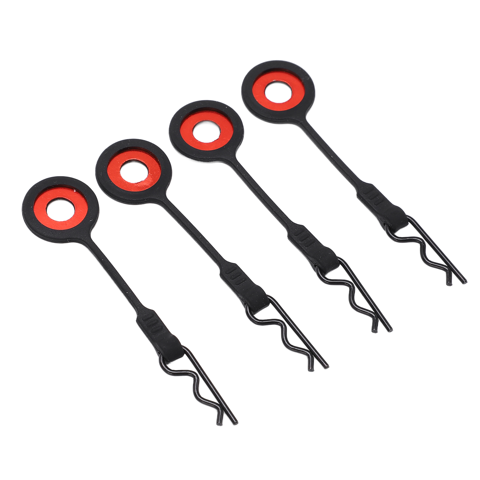 4PCS RC Body Clips Pins RC Car Shell Body Fixed Clips Retainer Silicone Metal - Picture 10 of 26