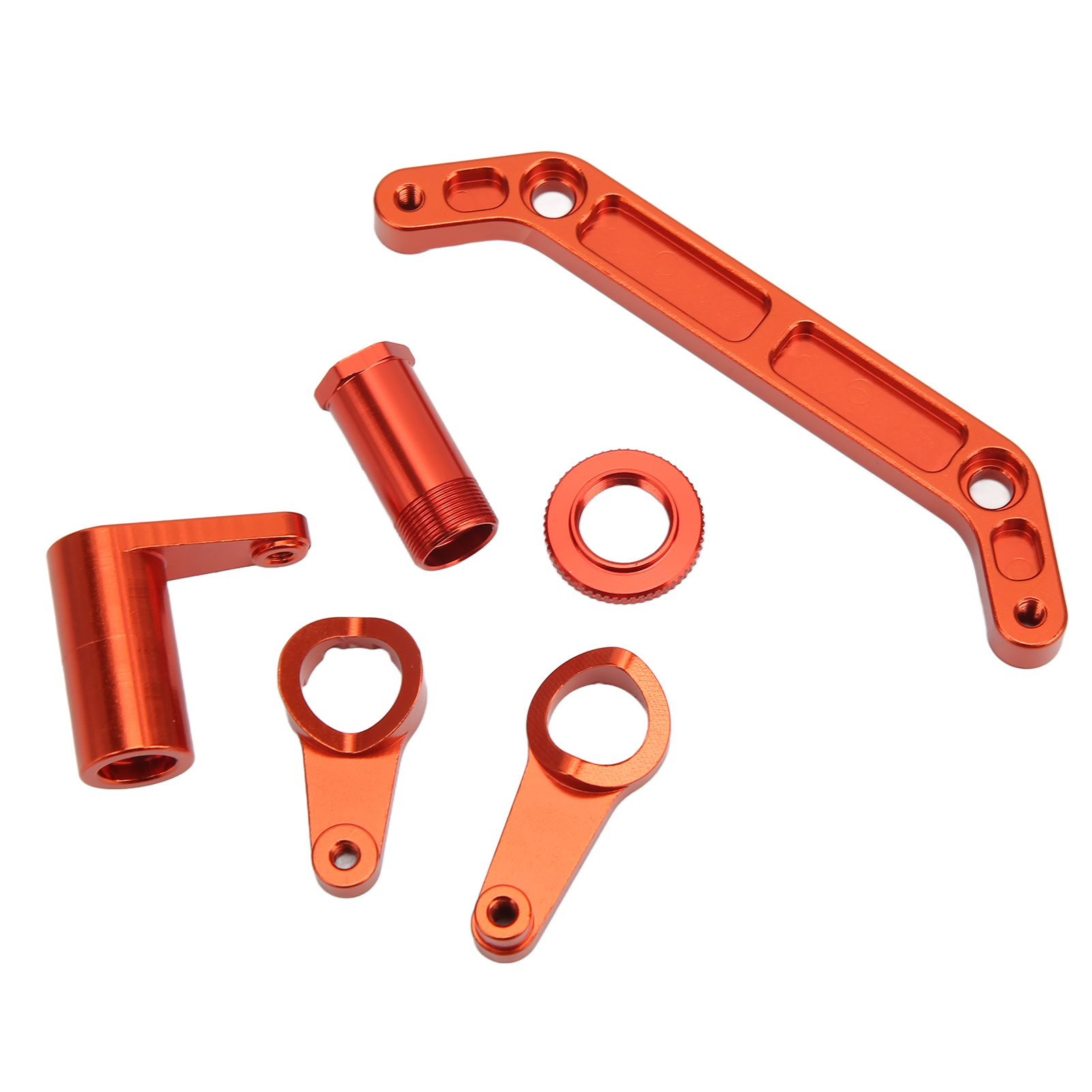 RC Steering Assembly Aluminum Alloy Replacement DIY Upgrade Repairing Parts For