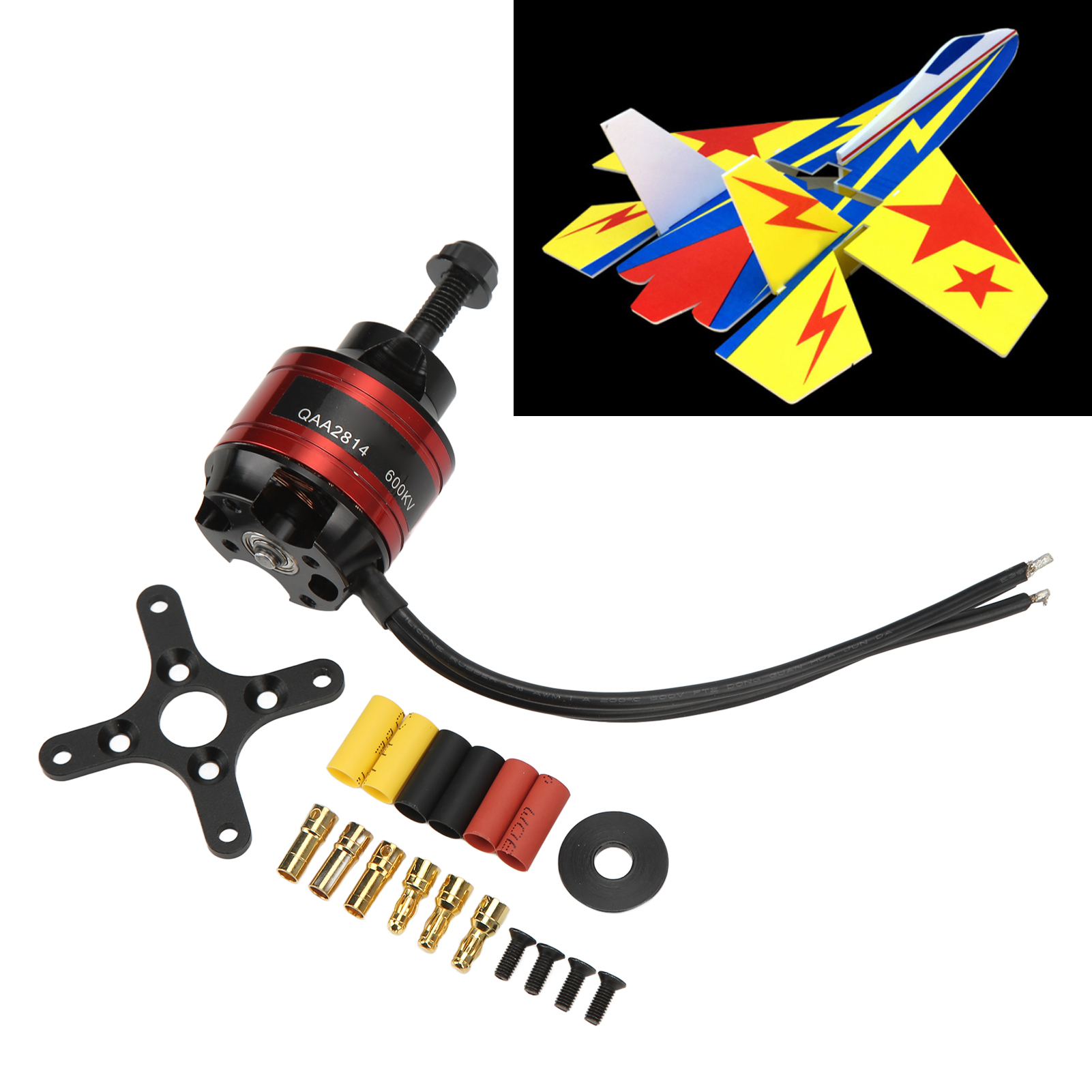 2814 600KV Brushless Motor For Remote Control Fixed Wing Drone 14 Poles - Picture 14 of 18