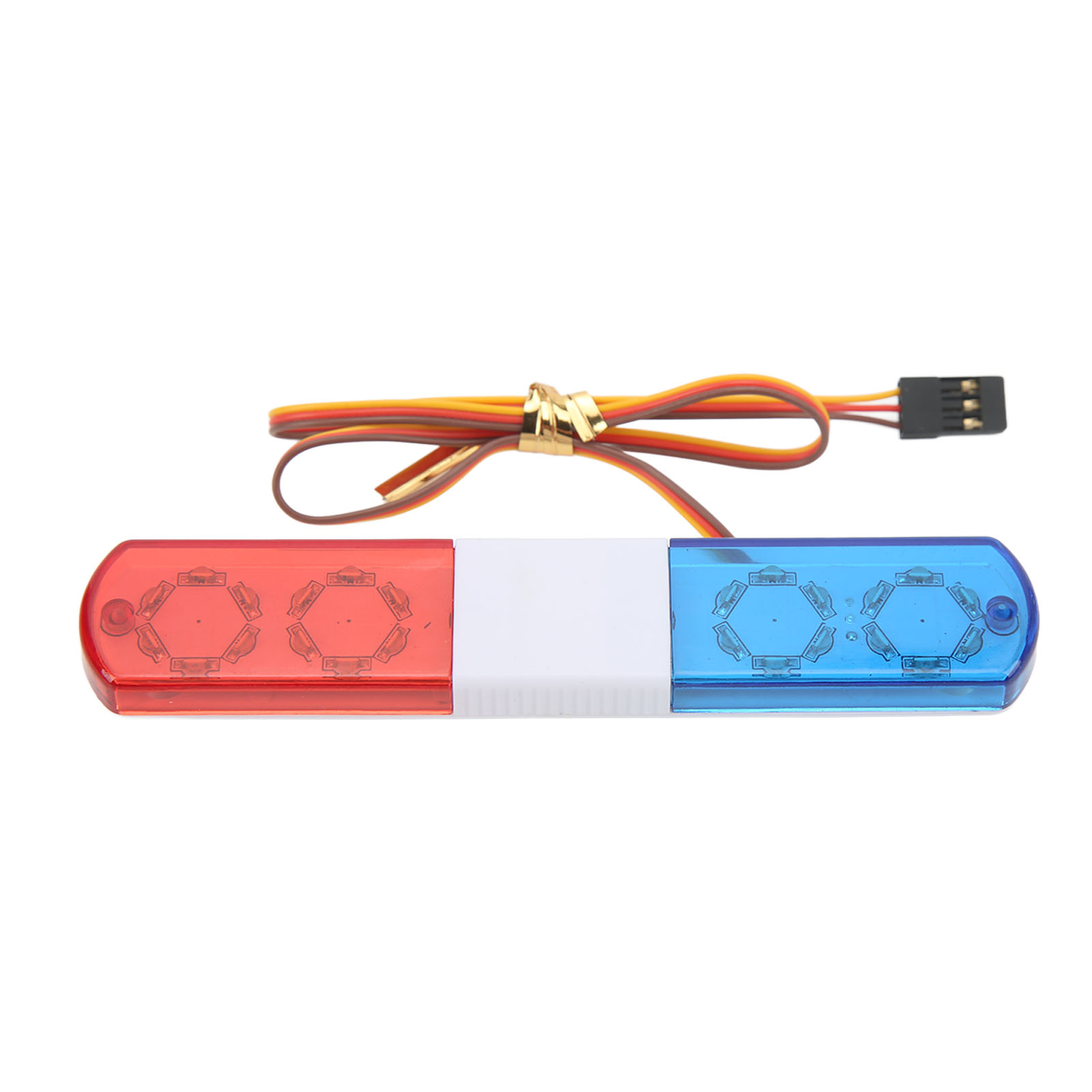 LED Police Light Simulation Design 4 Modes Strobe Light for 1/8 1/10 RC Cars - Picture 19 of 24