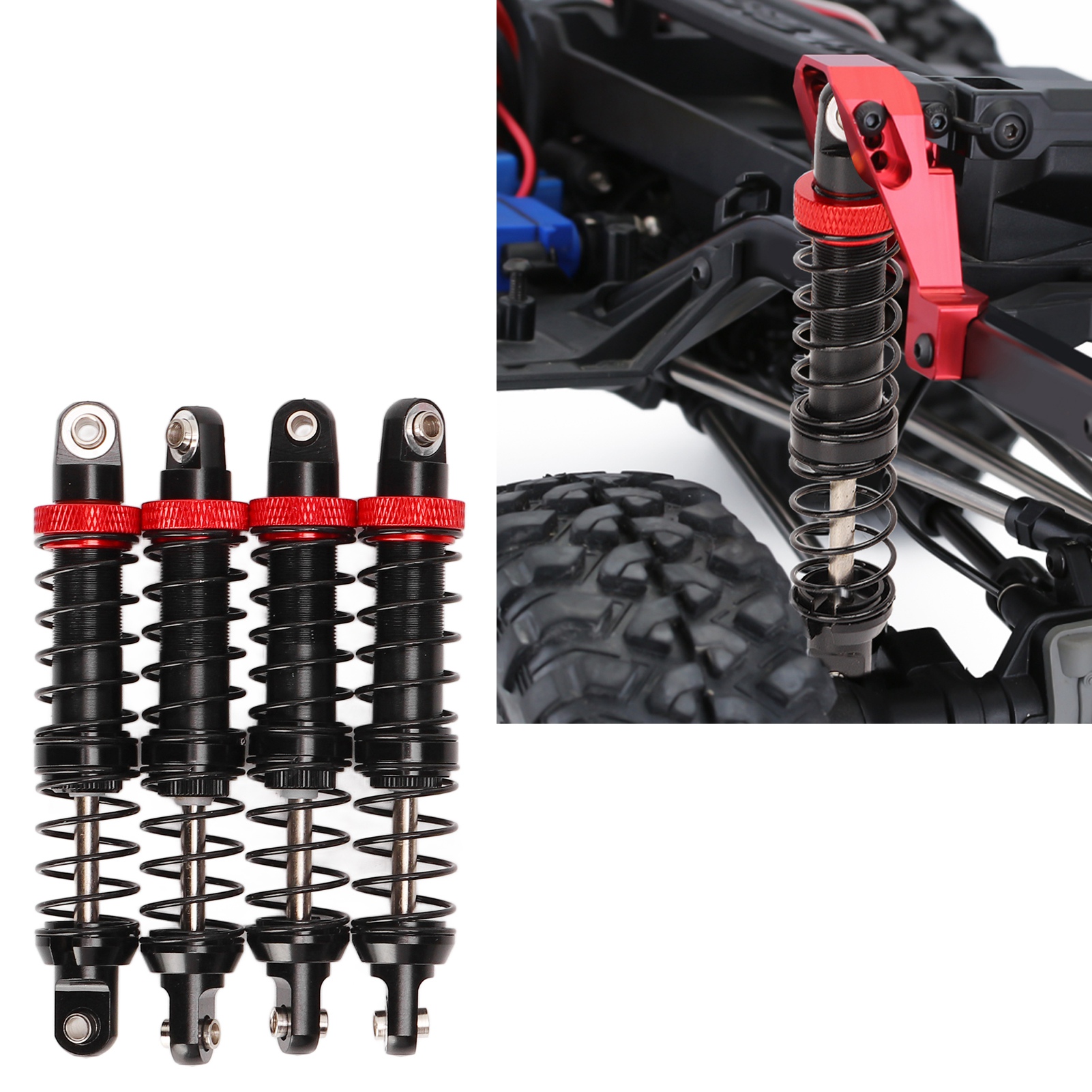 4Pcs RC Oil Damper Aluminium Alloy Adjustable for Tamiya CC01 - Picture 21 of 21