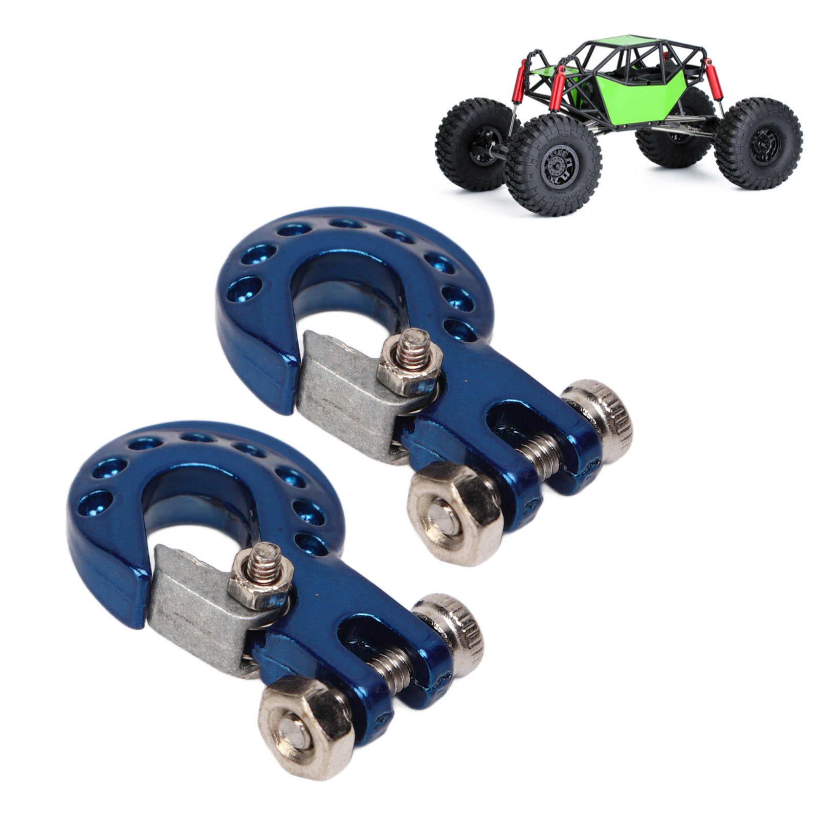 KEEDA RC, fibbia di traino in metallo, per TRX4 D90 TF2 Axial SCX10