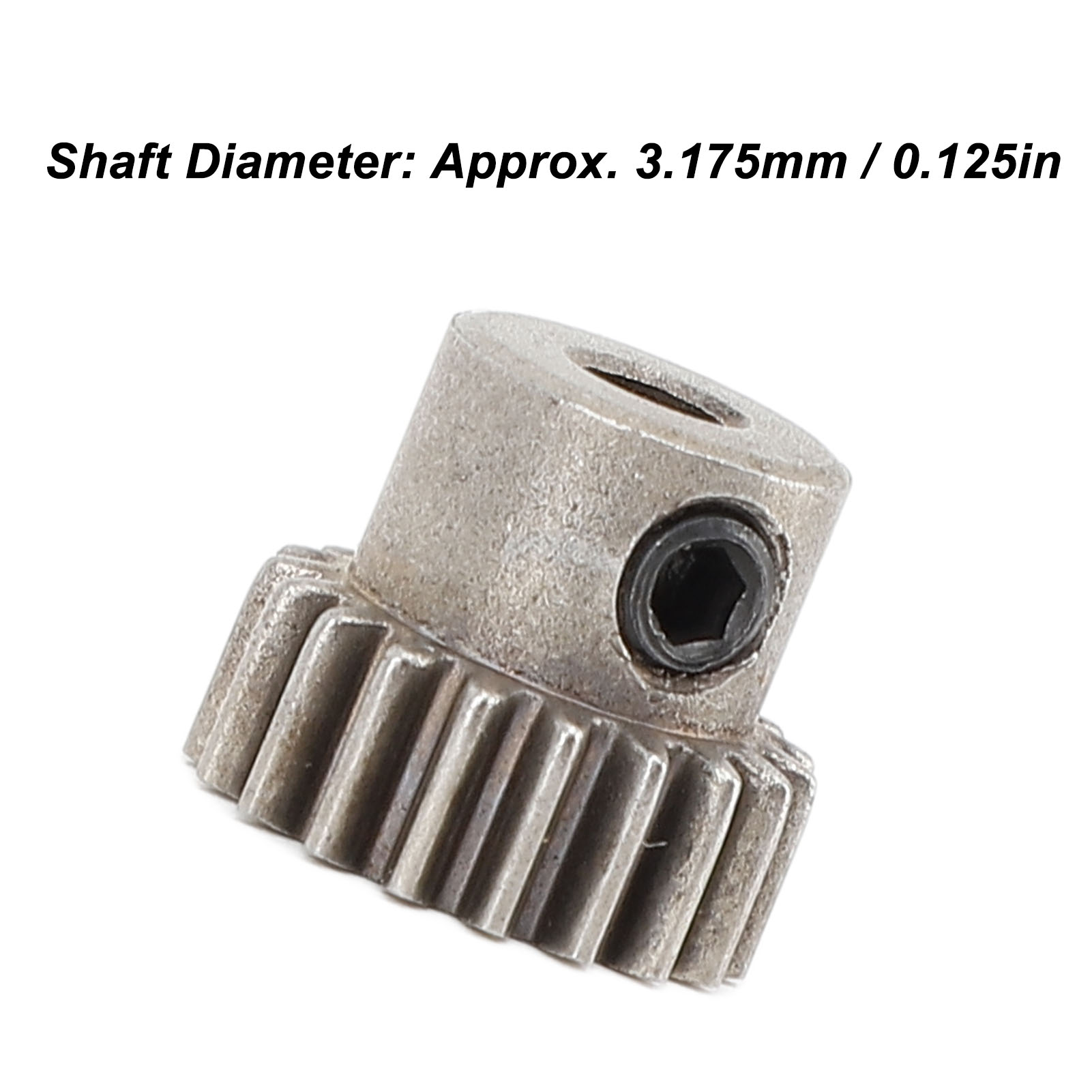 3PCS RC Car Motor Gear M0.6 3.175mm Bore Steel Powder Alloy Pinion Motor Gear - Picture 27 of 35