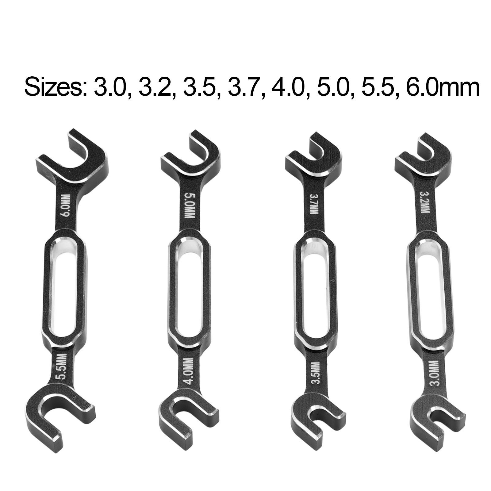 4PCS RC Turnbuckle Wrench Set Durable Repair Tool for RC Car Maintenance - Afbeelding 18 van 24