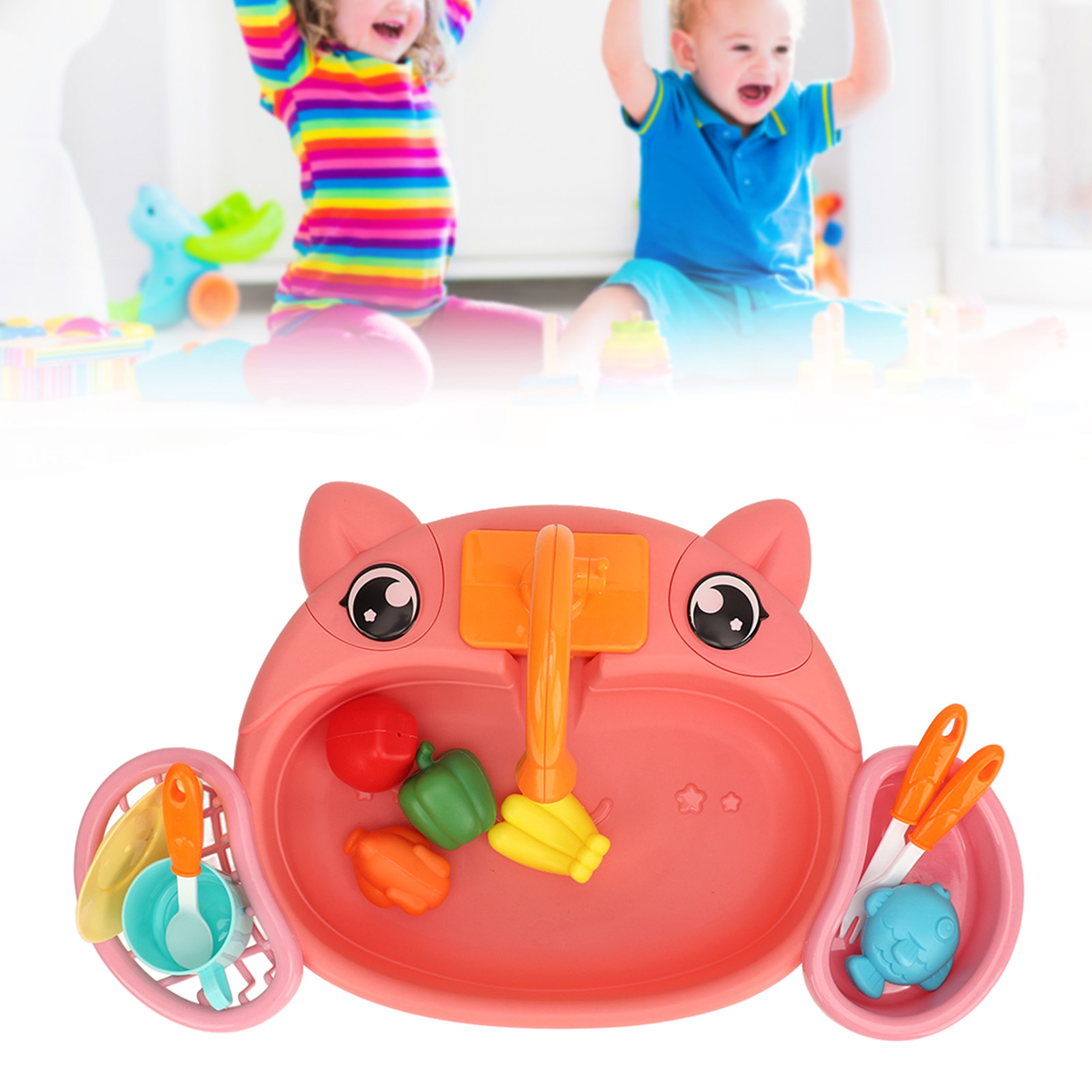 Electric Kitchen Dishwasher Toys Simulation Innovative Circulating Water