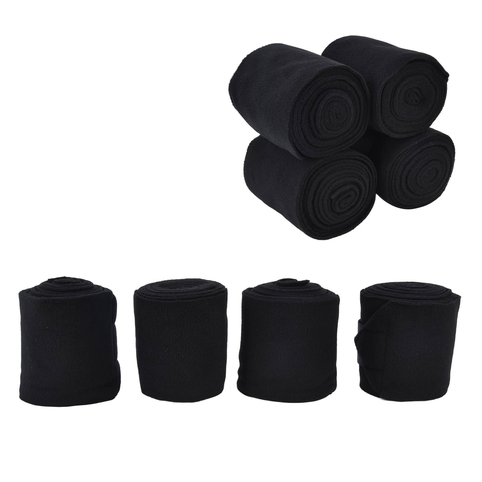 4Pcs Horse Leg Warp Self Adhesive Breathable Wear Resistant Animal Leg Bandage