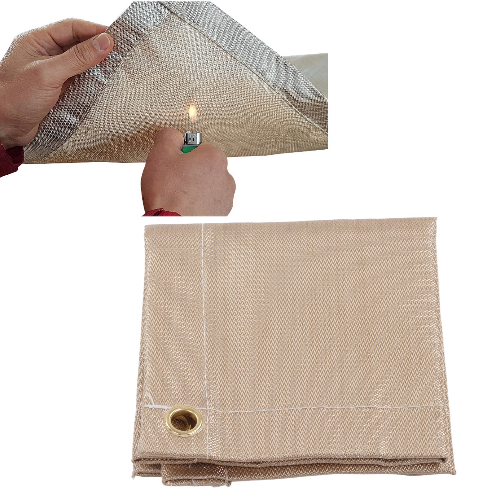 Fireproof Mat Fiberglass High Temperature Resistant Fire Pit Mat Outdoor