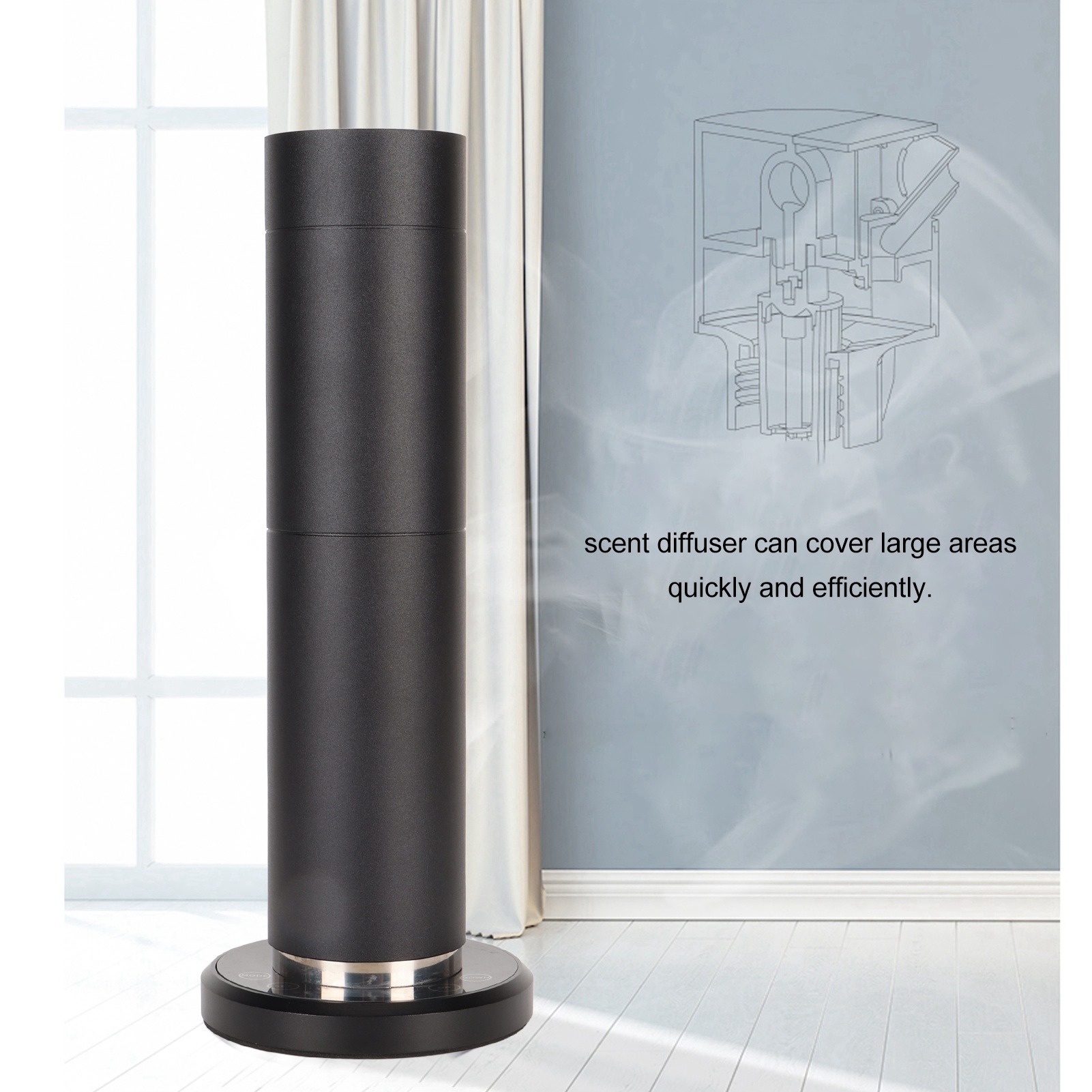 120ml Touch Control BT Smart Scent Air Machine 200m³ Coverage For Home Hote DM - Picture 13 of 18
