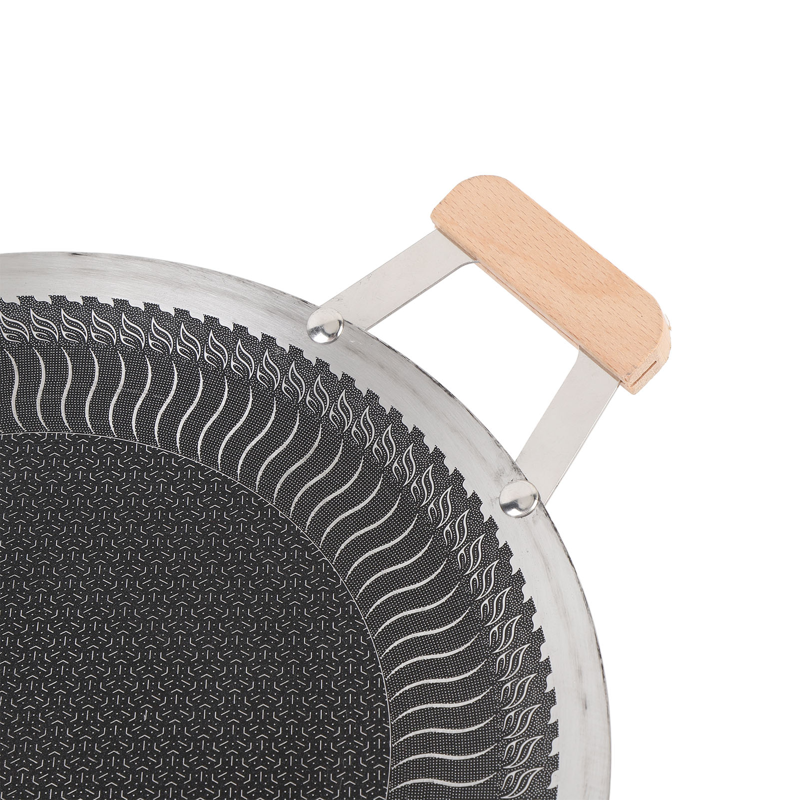 Koreanische Grillpfanne Antihaft Rund BBQ Grillplatte Kompatibel für Induktionsherd USA - Bild 27 von 29
