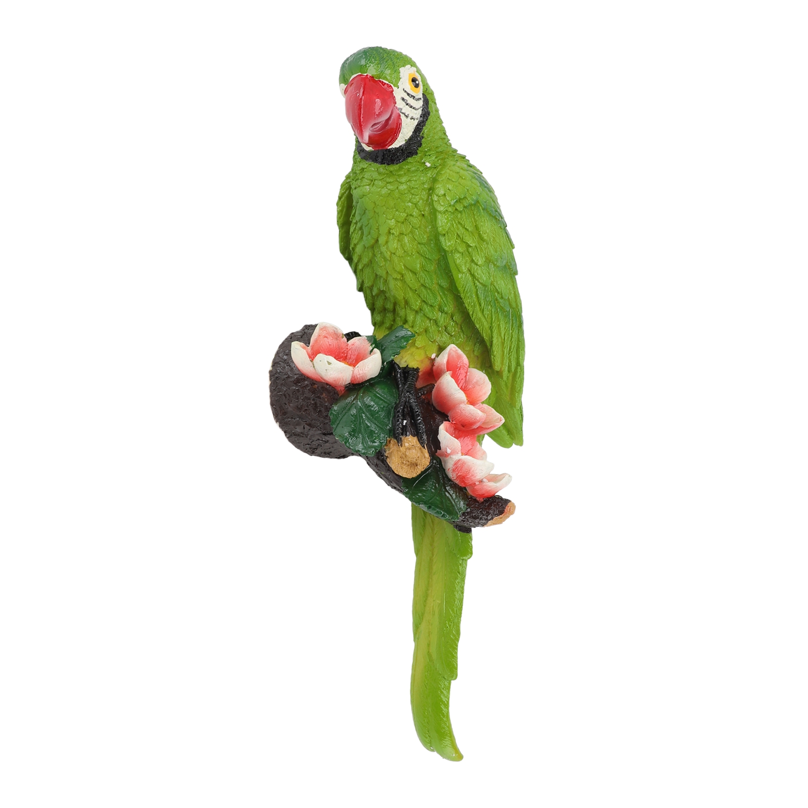 Resin Bird Figurine Decorative Parrot Sculpture for Indoor Outdoor Living Room - Picture 18 of 21