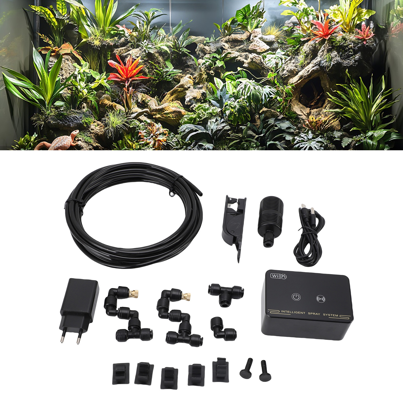 Terrarium Misting System Keeps Frogs Comfortable in Rainforest Enclosures - Picture 14 of 18