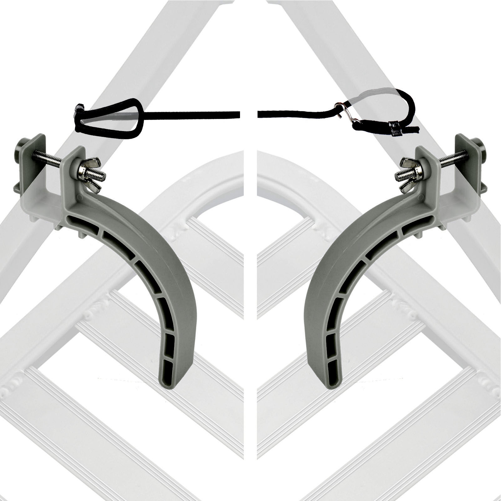 Climb Stirrups Labor Saving Ergonomic Plastic Rapid Climb Stirrups With Rope US - Picture 25 of 29