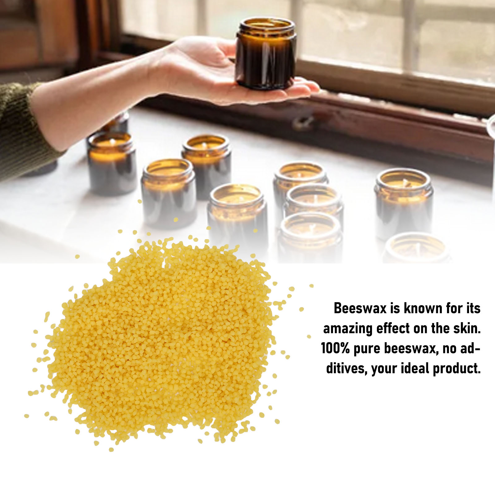 1000g Beeswax Pellets 100% Pure Natural Bee Wax - Picture 27 of 28