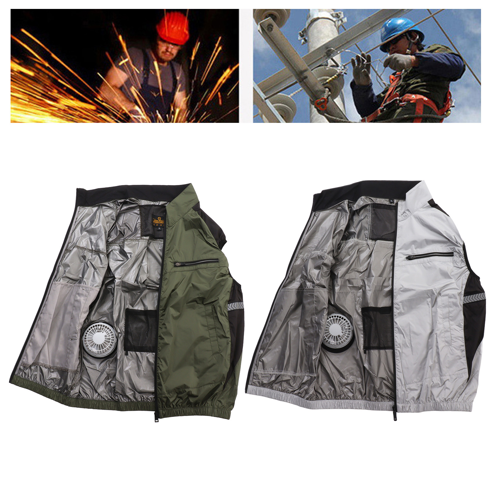 Air Conditioned Clothes UV Resistant Breathable Skin Friendly Wearable Cool DM - Picture 21 of 24