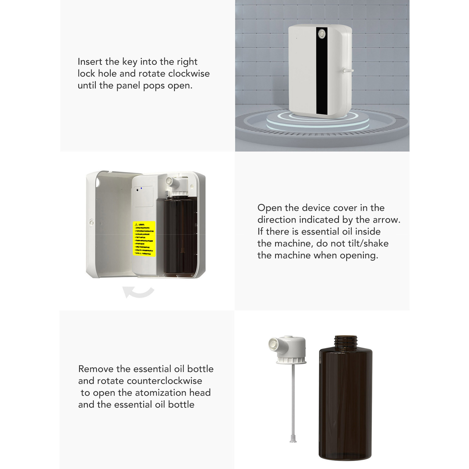 Essential Oil Diffuser 500ML Capacity Smart Scent Diffuser For Hotels - Picture 14 of 18