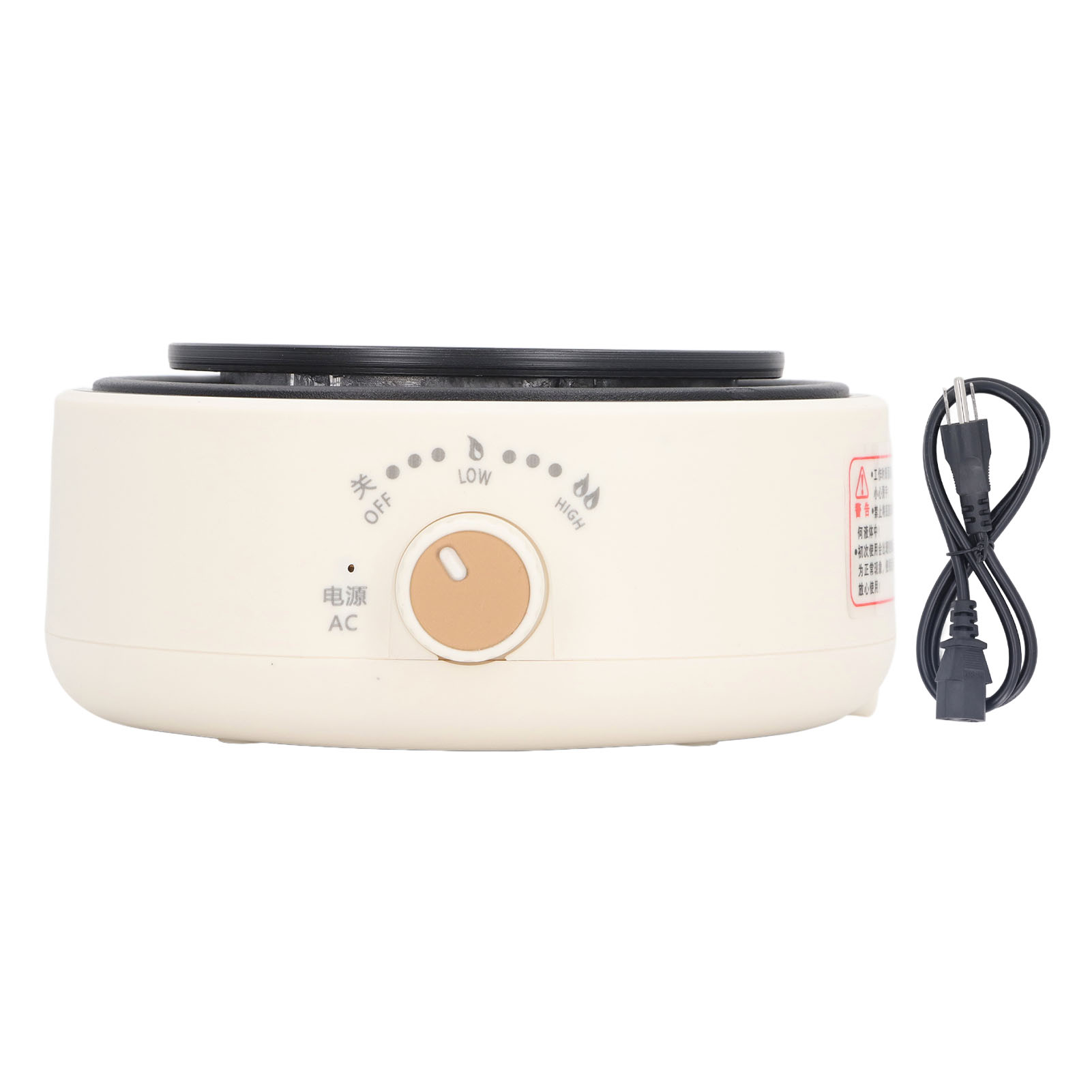 Countertop Single Burner Portable Multifunction Efficient Safe 360 Deg Heating - Produktbild 1