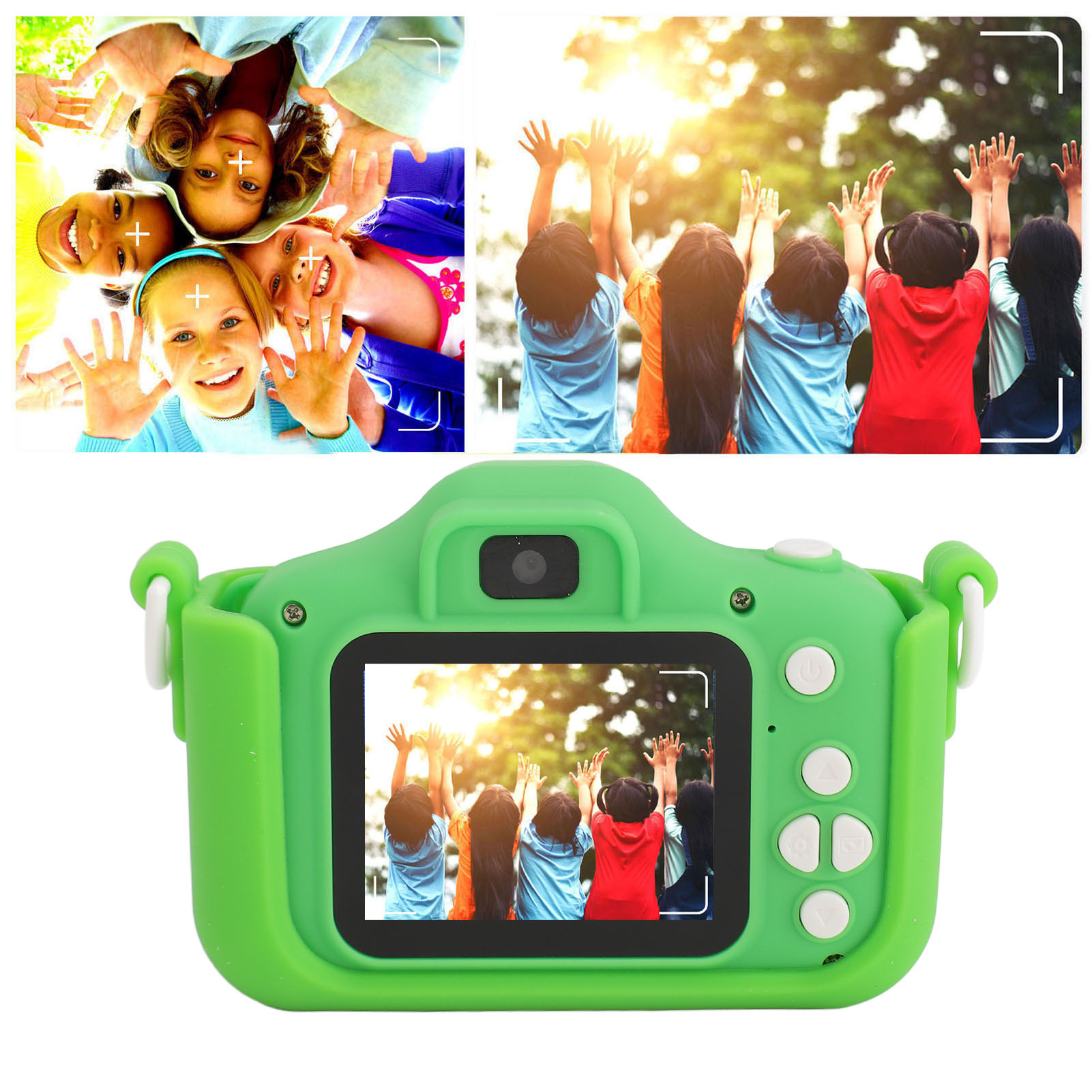 Kids Selfie Camera with 1080P Resolution and Drop Guard Case for Kids Aged 3-12