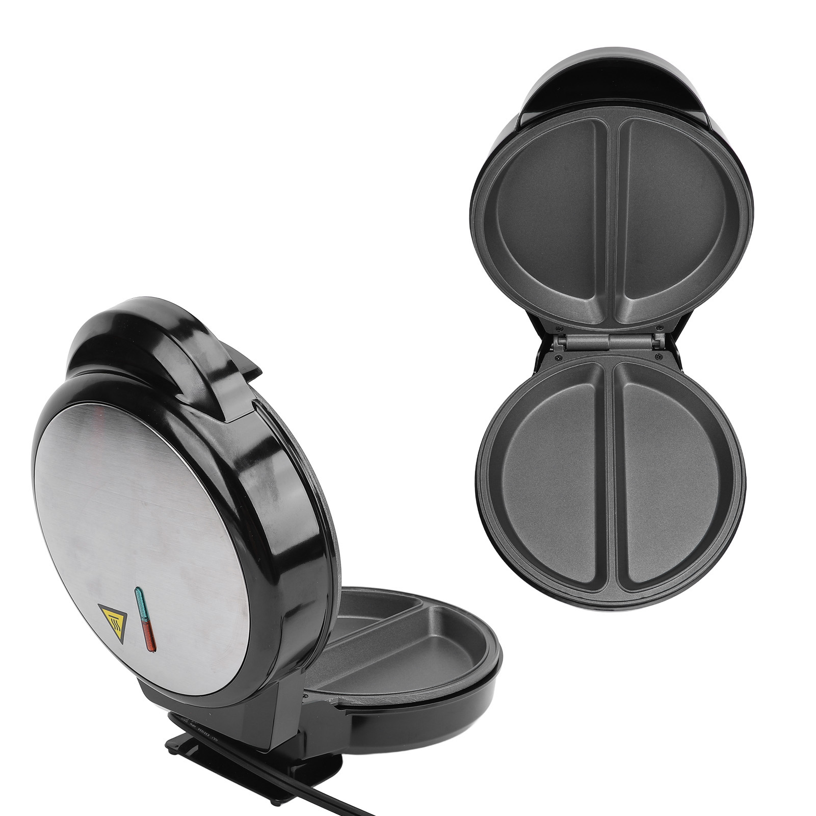 Máquina de pizza eléctrica de 850 W con calefacción uniforme encimera pizza para barbacoa - Imagen 17 de 18
