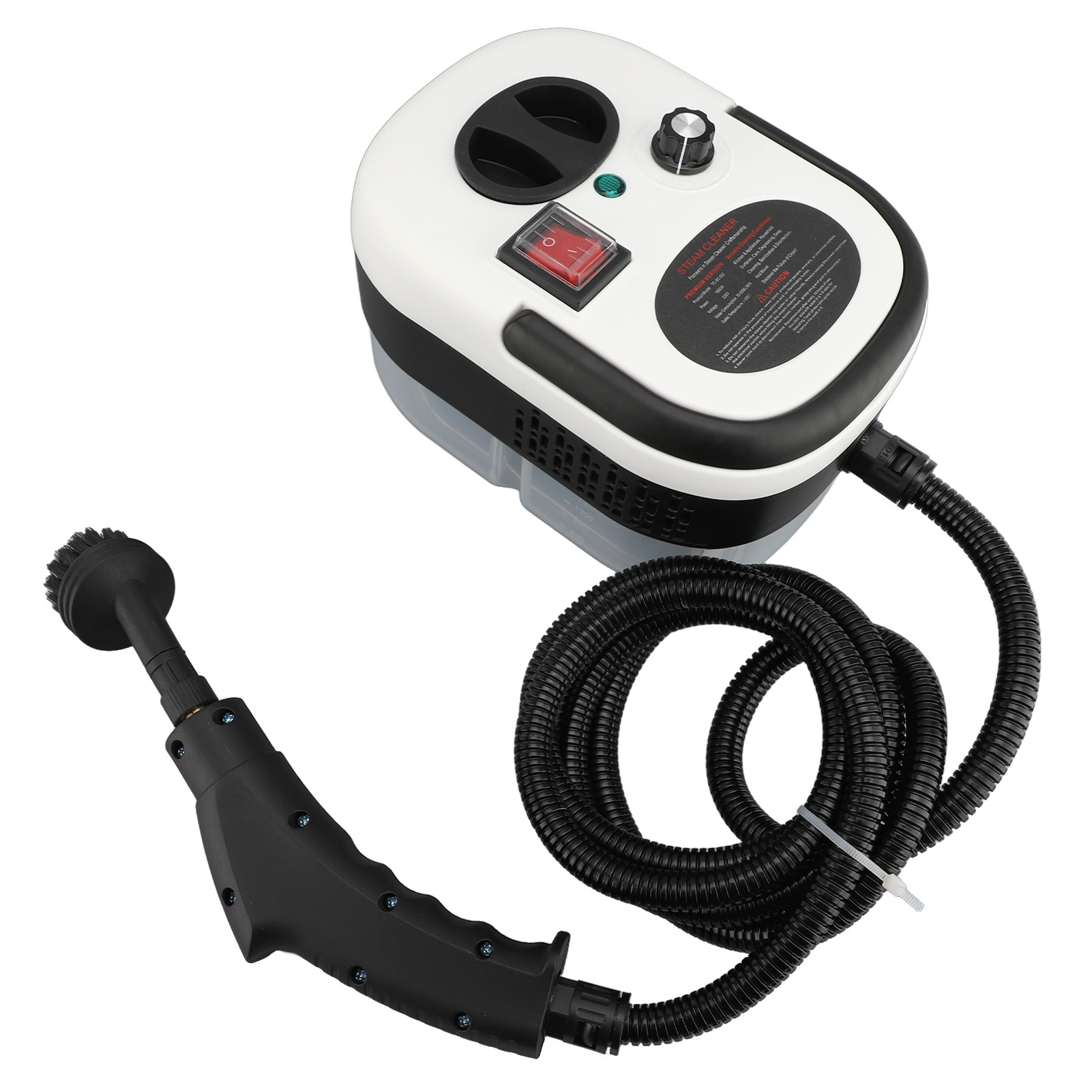 Limpiador de vapor portátil de alta temperatura 2500 W para limpieza de cocina y hogar coche - Imagen 13 de 18