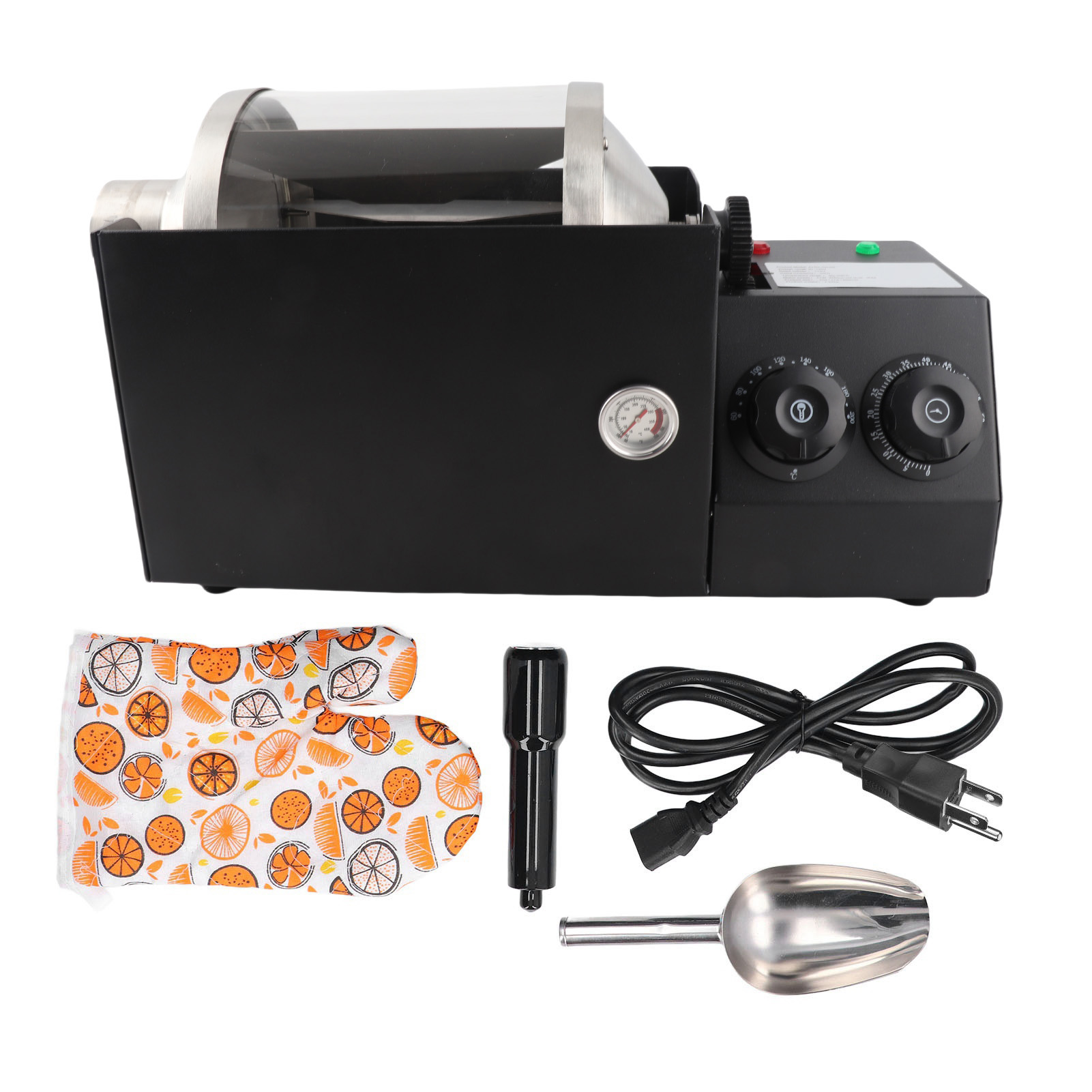 Coffee Bean Roaster Adjustable Temperature Automatic Glass Coffee Bean Baker SET - Picture 17 of 18