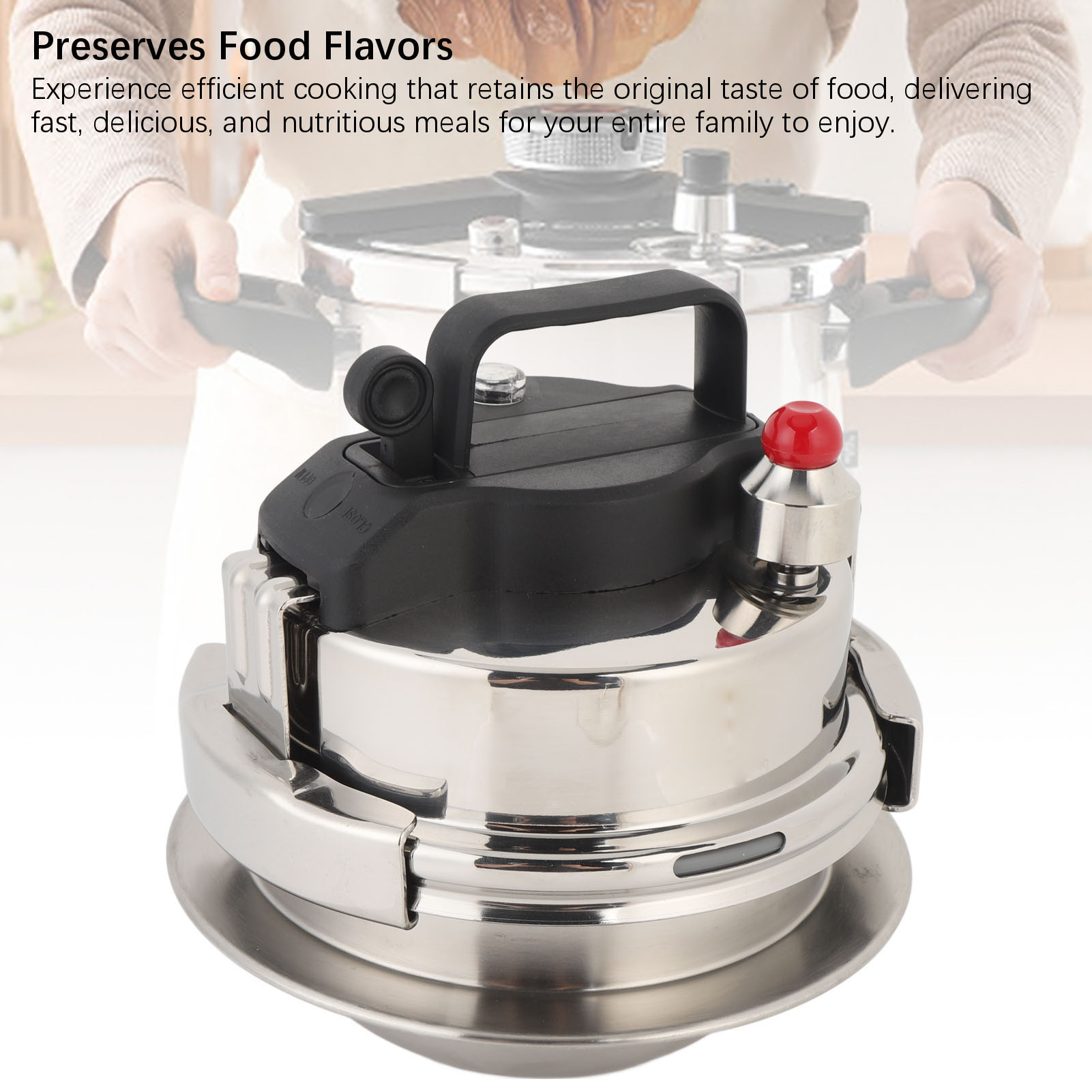 Small Pressure Cooking Pot Retains Original Flavors Ideal For Home Use - Picture 14 of 18