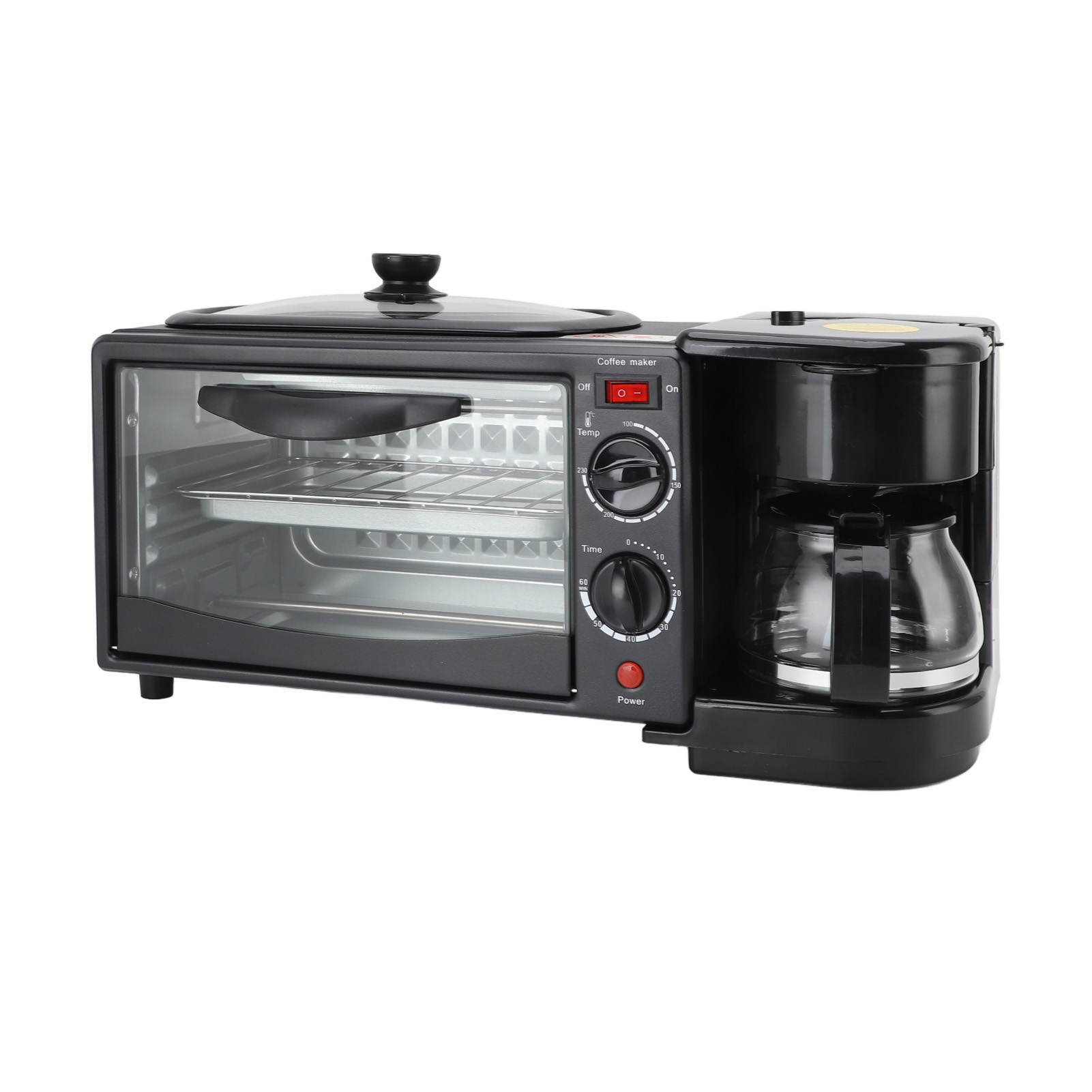 3 In 1 Multifunctional Home Breakfast Station Toaster Oven Electric GB - Picture 28 of 30