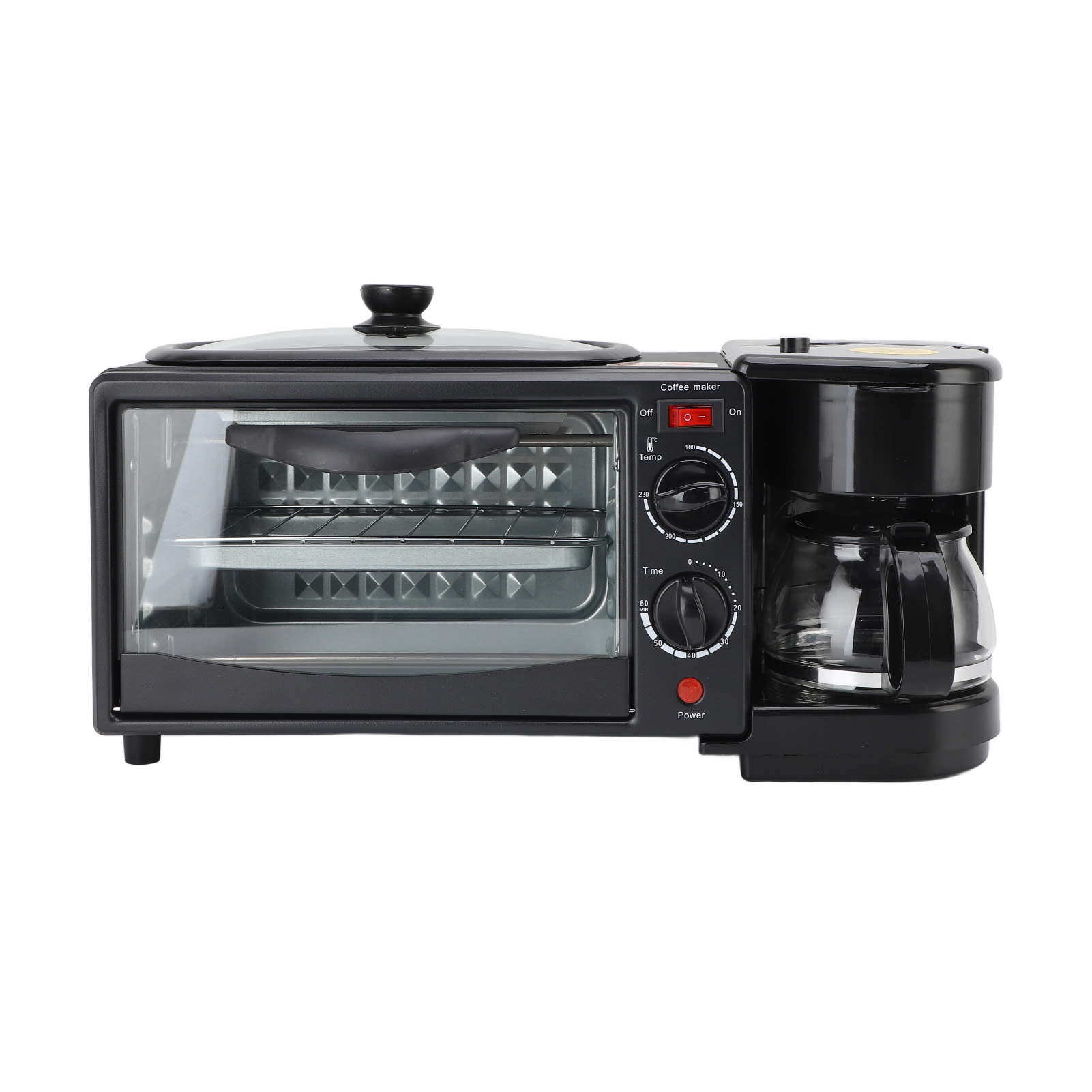 3 In 1 Multifunctional Home Breakfast Station Toaster Oven Electric - Picture 30 of 30