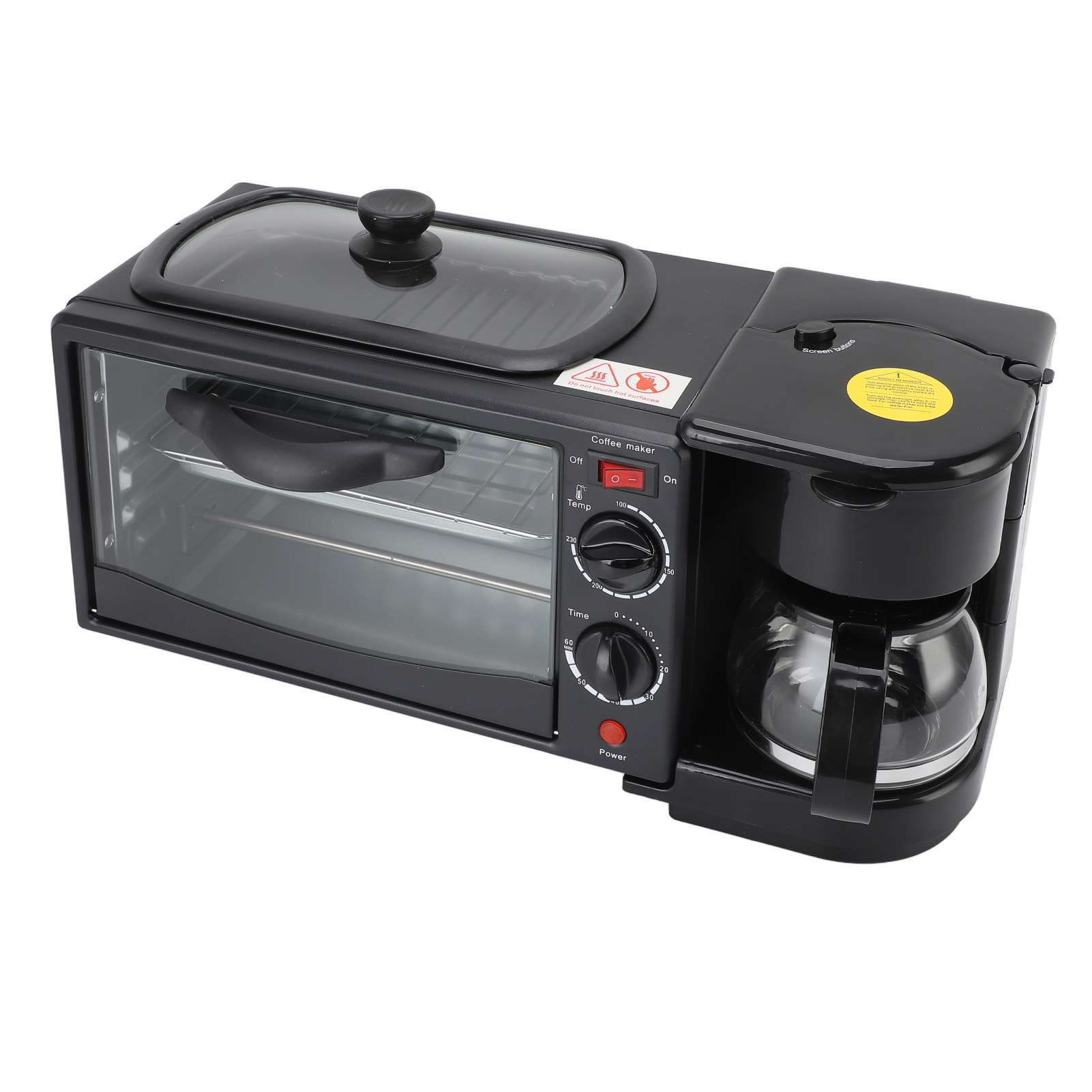 3 In 1 Multifunctional Home Breakfast Station Toaster Oven Electric GB - Picture 26 of 30