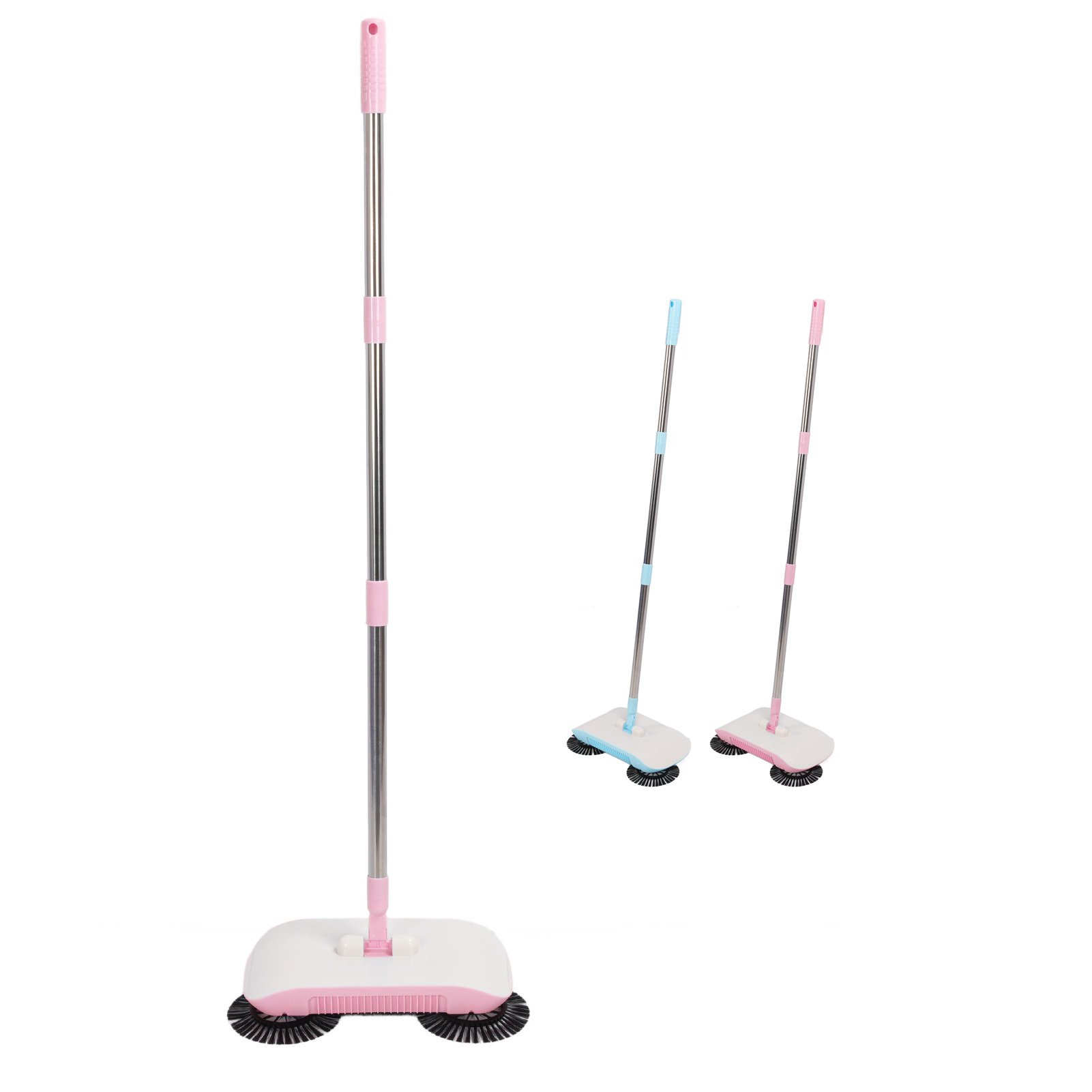 Barredora de empuje manual para el hogar máquina de barrido fregona multiusos escoba recogedor EE. UU. - Imagen 25 de 30