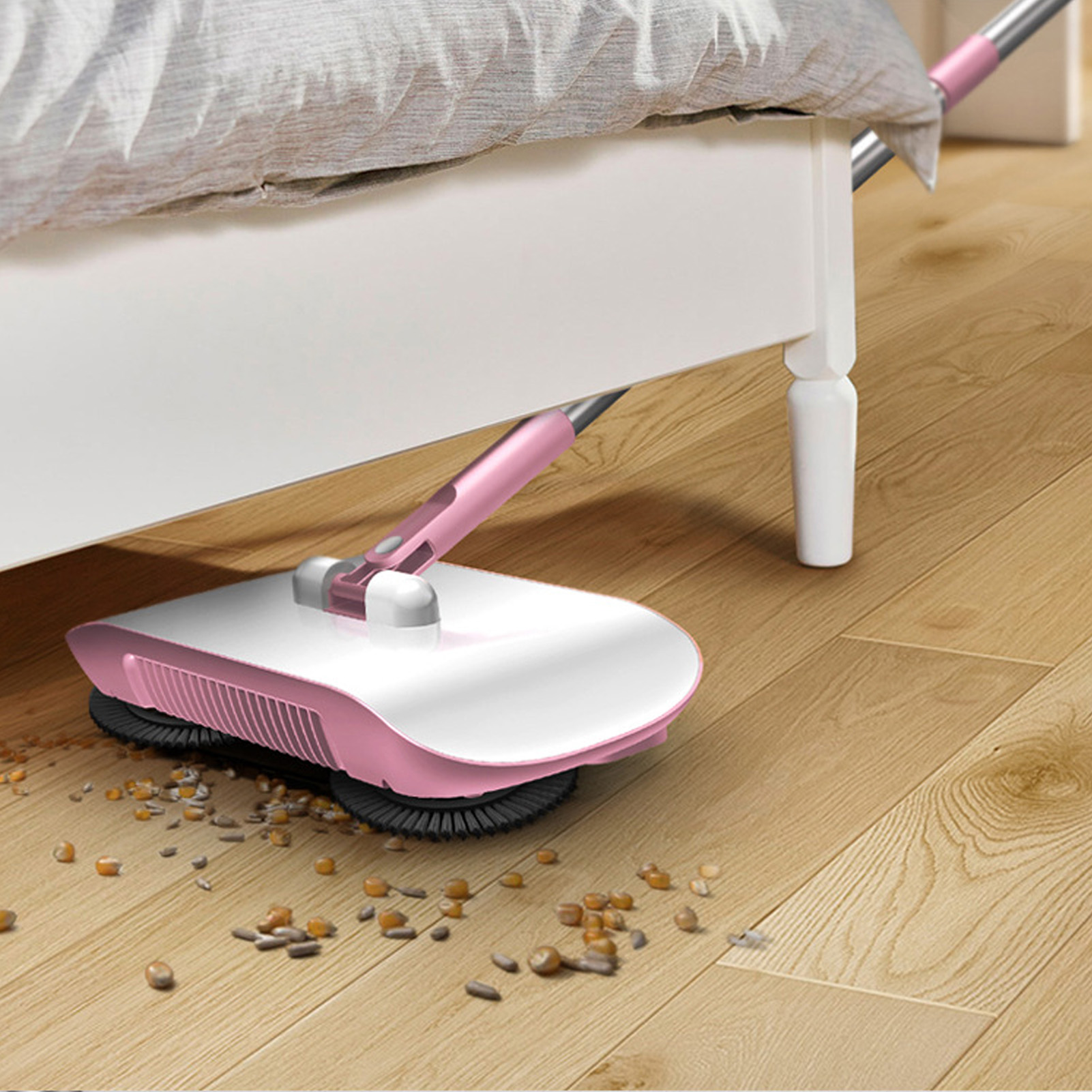 Household Hand Push Sweeper Kehrmaschine Mehrzweck Mop Besen Kehrschaufel - Bild 29 von 30