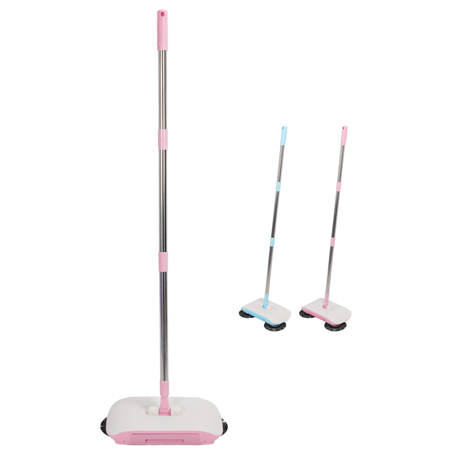 Barredora de empuje manual para el hogar máquina de barrido fregona multiusos escoba recogedor EE. UU. - Imagen 30 de 30