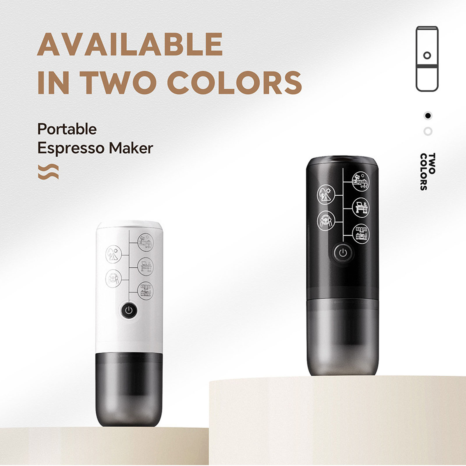 Portable Coffee Maker 17Bar Pressure Electric Coffee Machine For Outdoor US - Picture 30 of 30