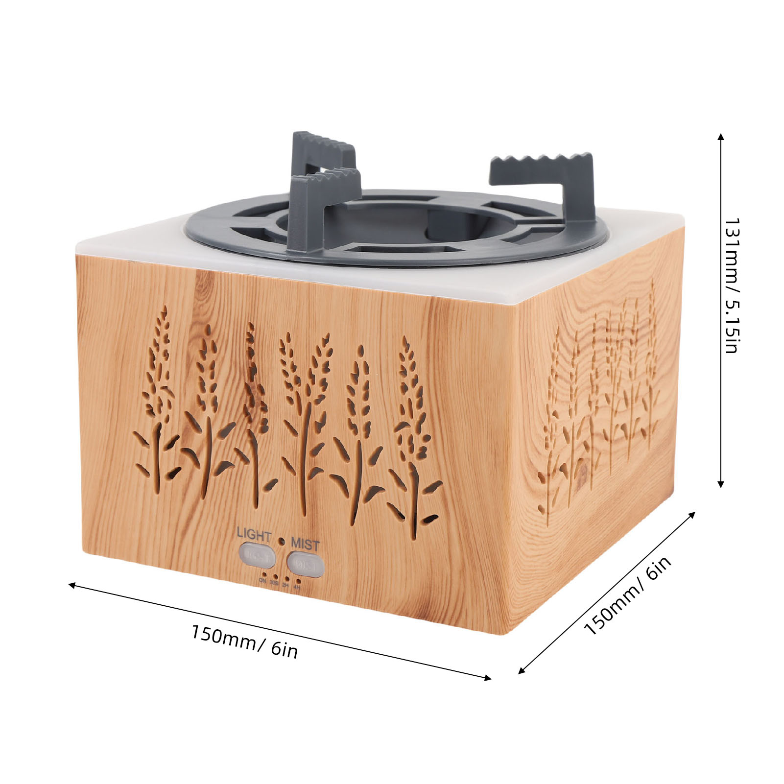 NEW Flame Humidifier 400ml Aromatherapy Scent Diffuser Fragrant Oil Humidifier