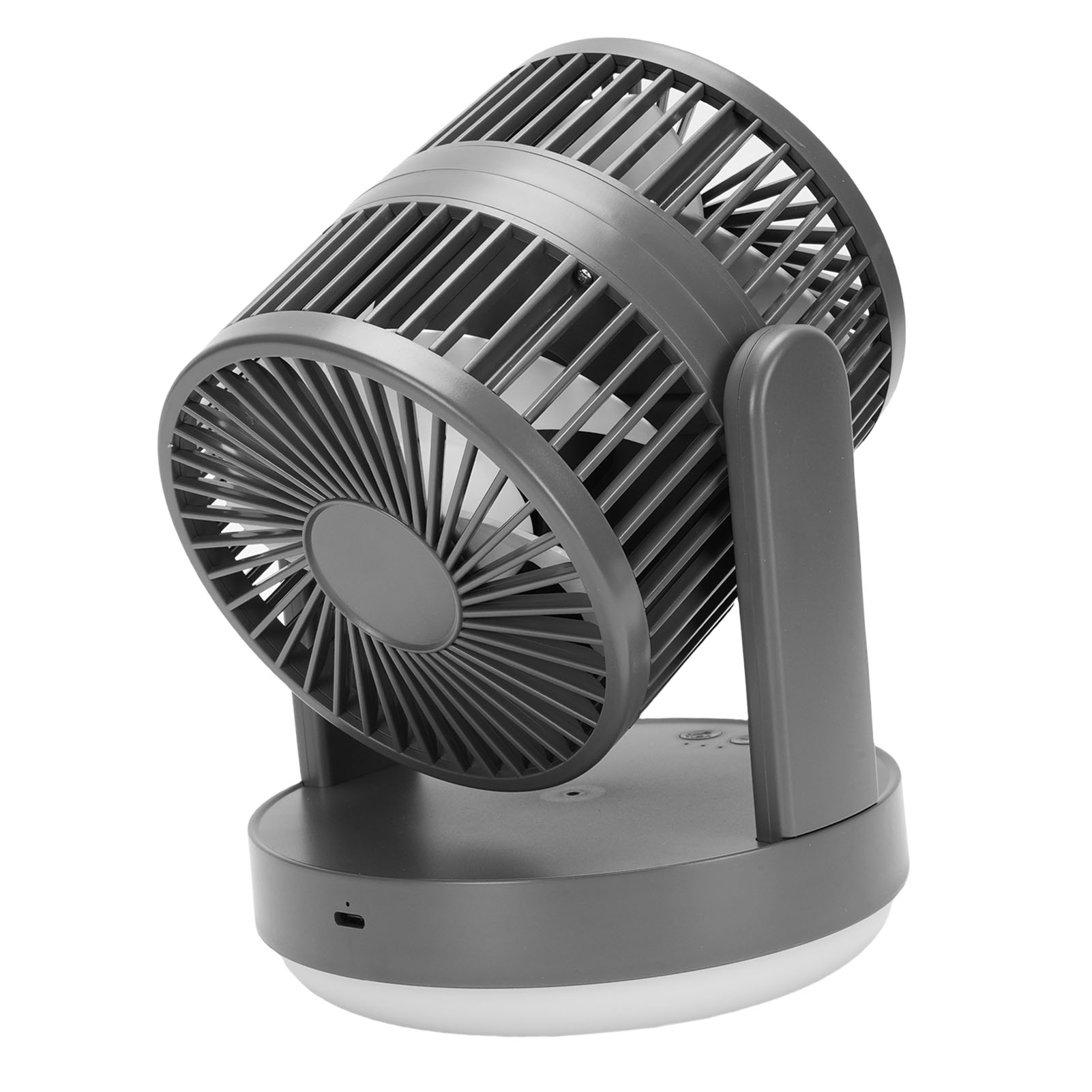 Desk Fan 3 Speeds Adjustable Rechargeable Desktop Oscillating Air Circulator Fan