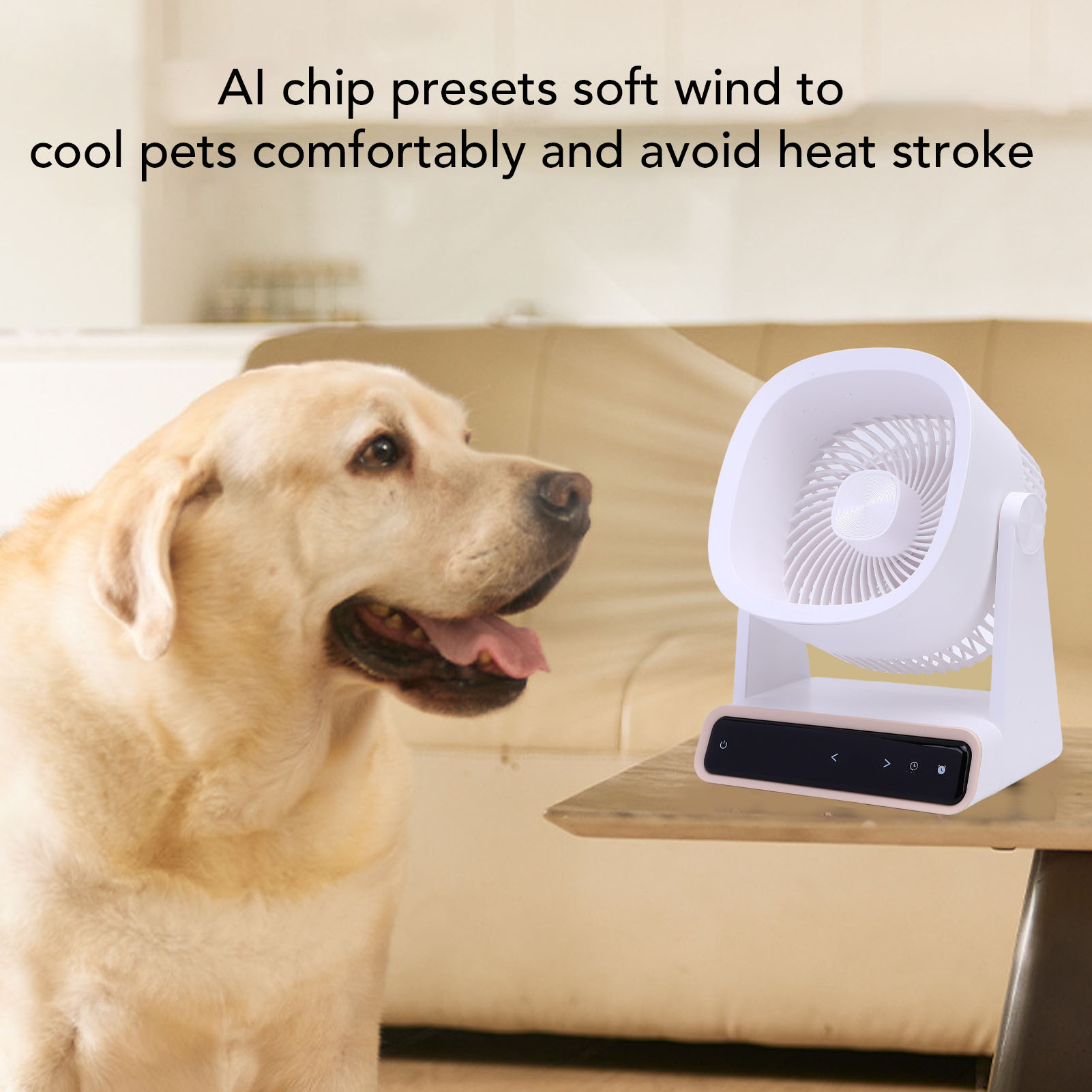 Cooling Fan Desktop Or Wall Hanging Quiet Fan for Home - Afbeelding 18 van 18