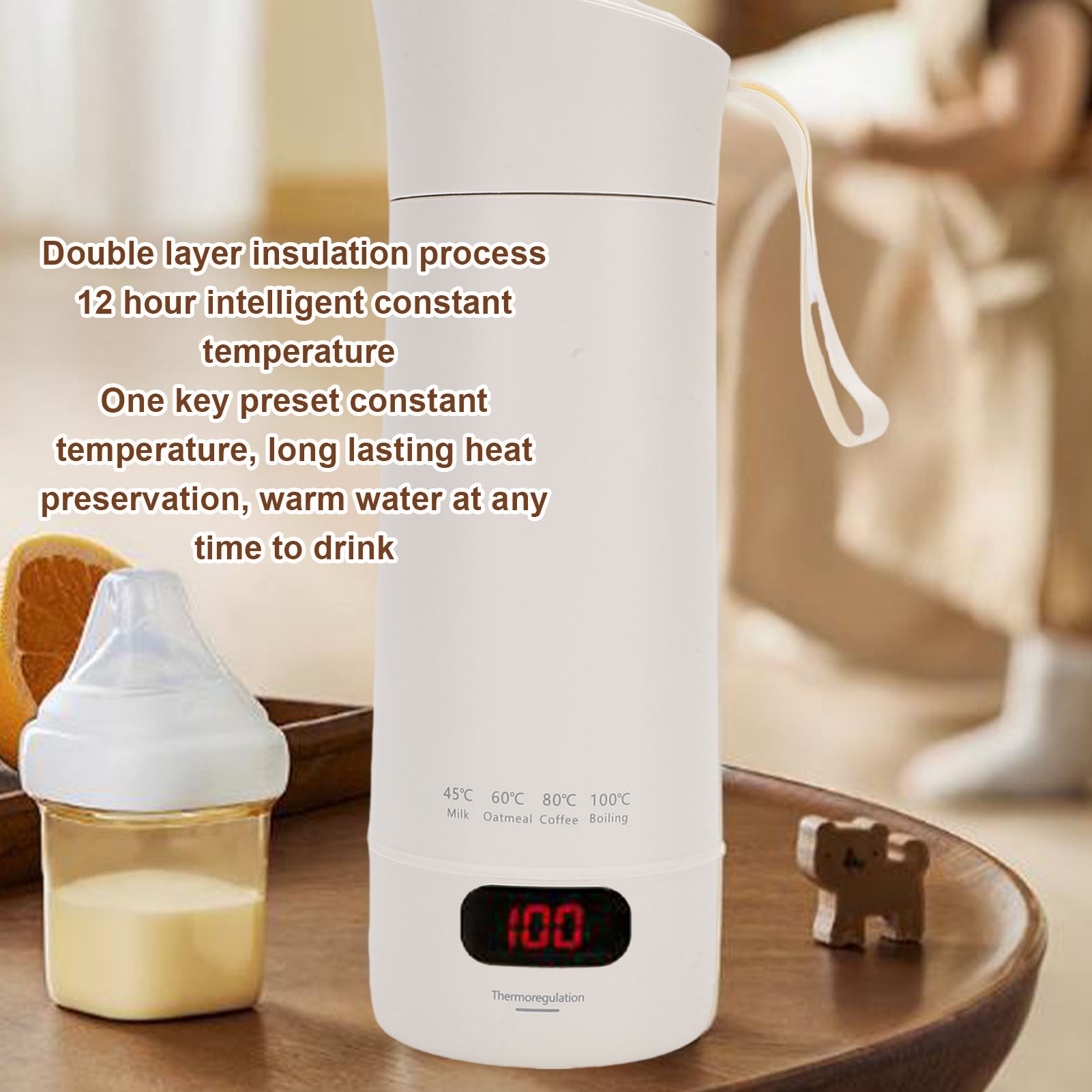 Caldera de agua caliente pequeña 400 ml acero inoxidable calefacción rápida calentador de agua portátil - Imagen 15 de 18