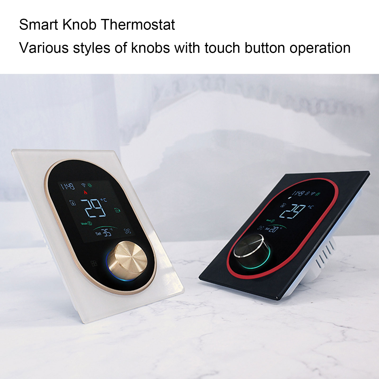 Intelligent Color Screen Lcd Plumbing Thermostat With Programmable App