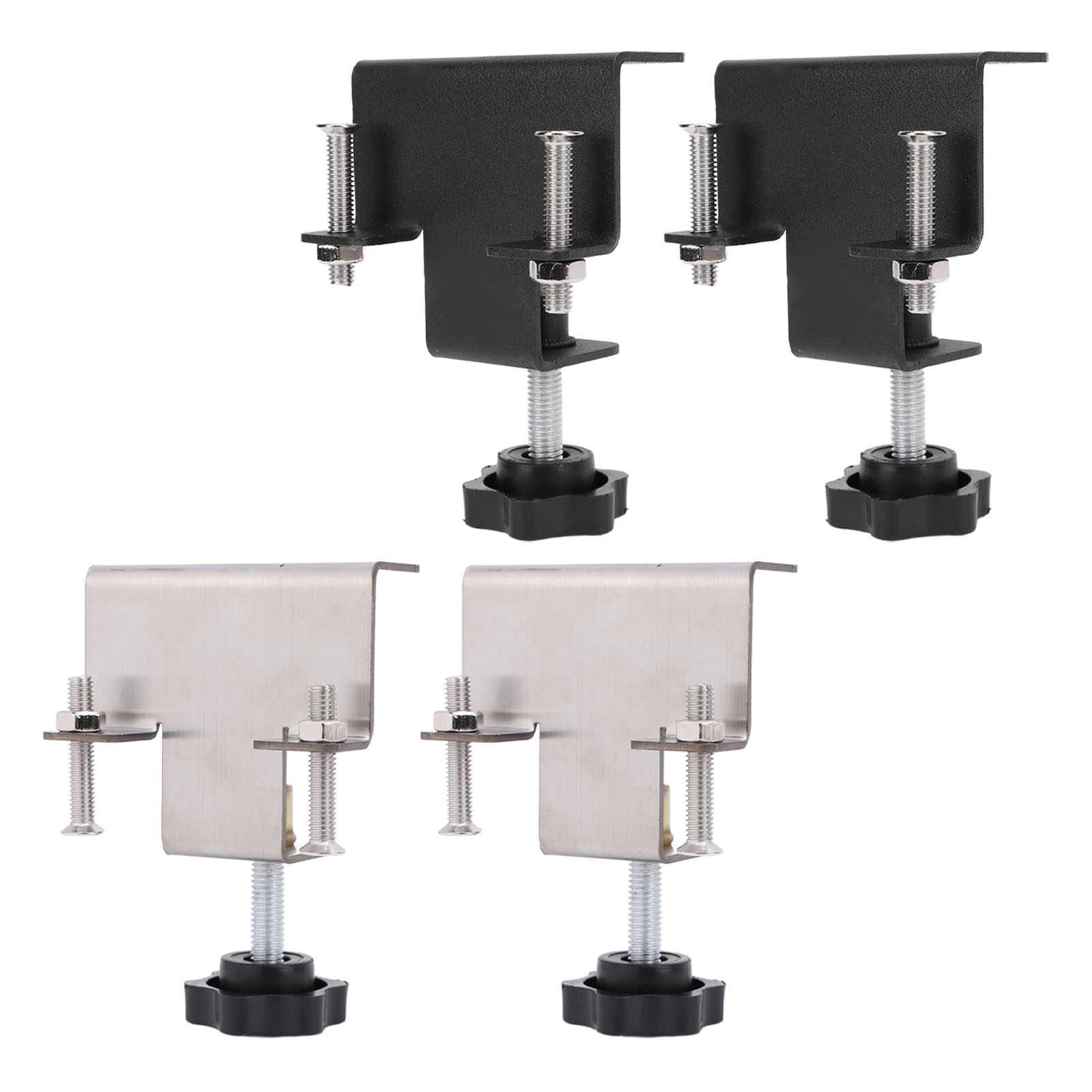 2PCS Universal Cabinet Clamp Stainless Steel Anti Slip Drawer Front Installat - Picture 13 of 18
