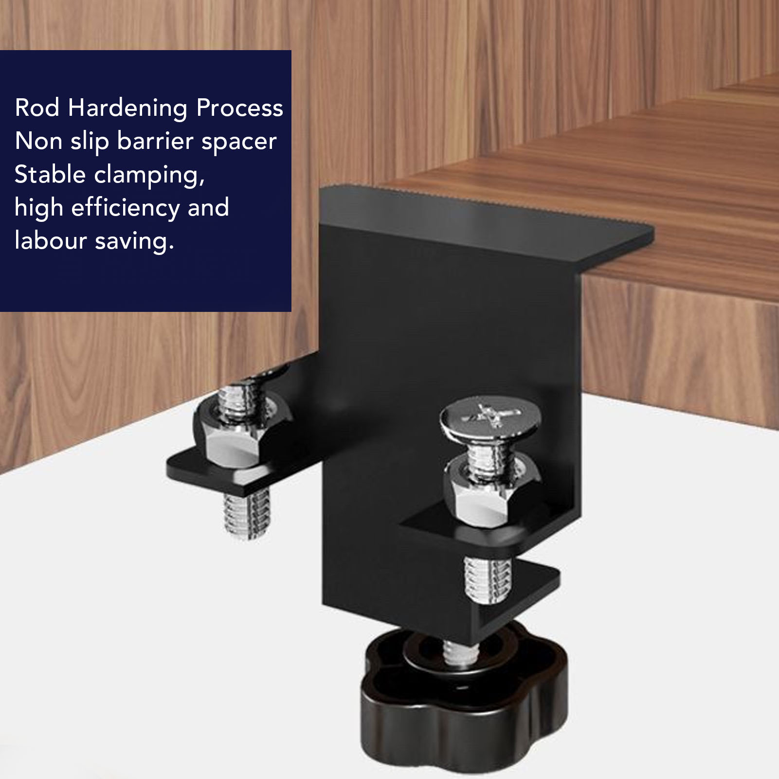 2PCS Universal Cabinet Clamp Stainless Steel Anti Slip Drawer Front Installat - Picture 16 of 18