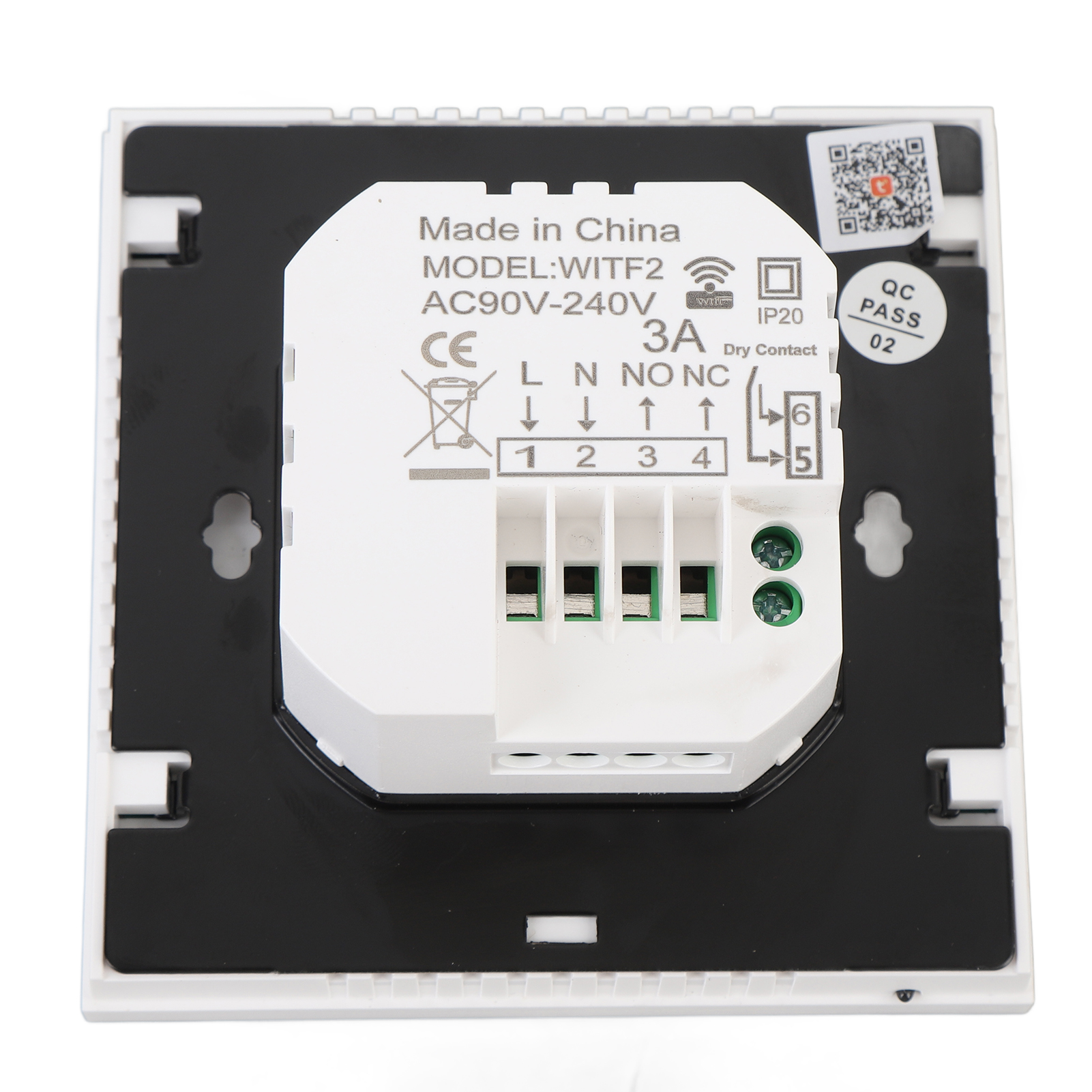 Smart Digital Thermostat LCD Display Color Touchscreen Programmable Thermostat
