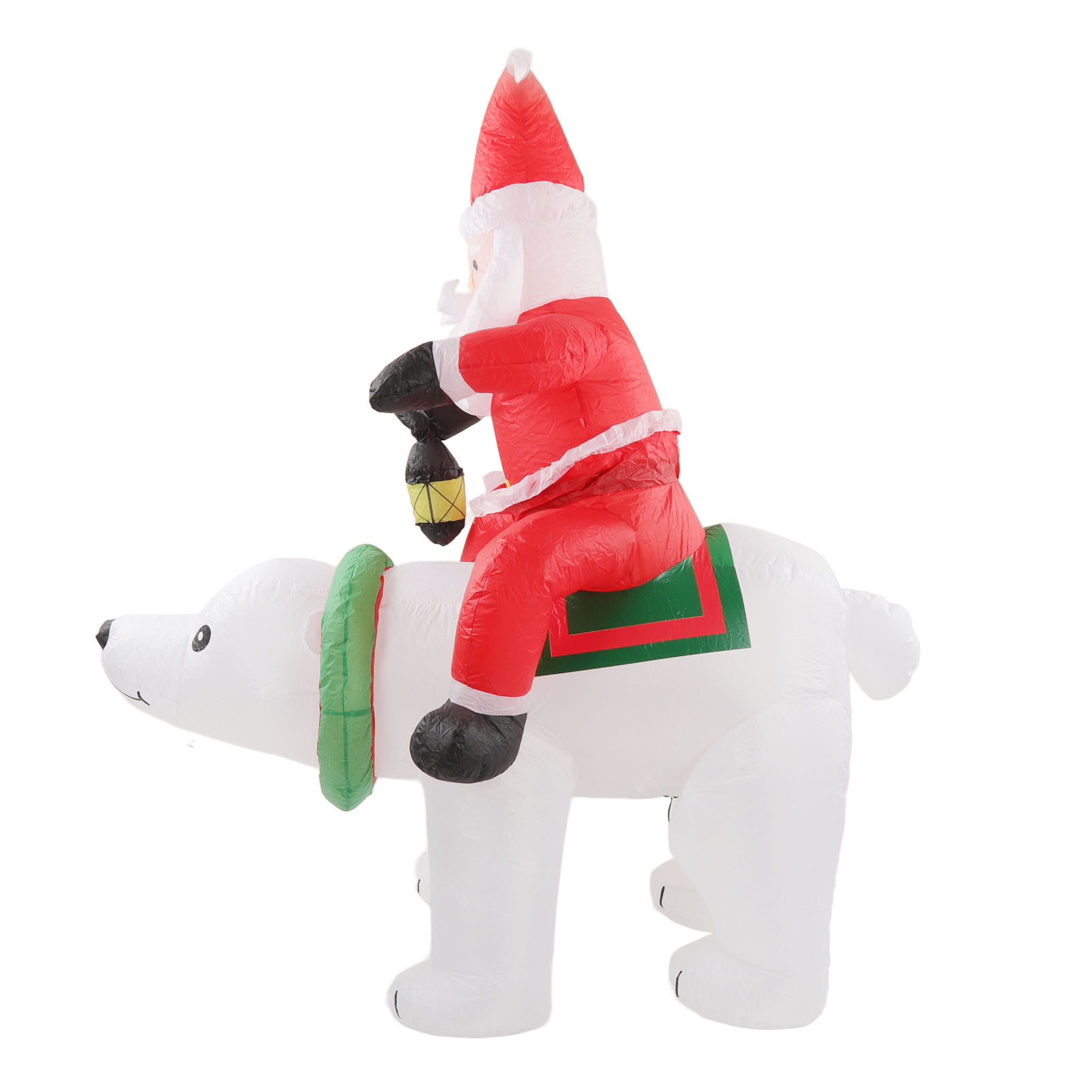 Inflatable Santa Ride Bear Waterproof Fade Resistant LED Blow Up Christmas DM - Picture 16 of 18