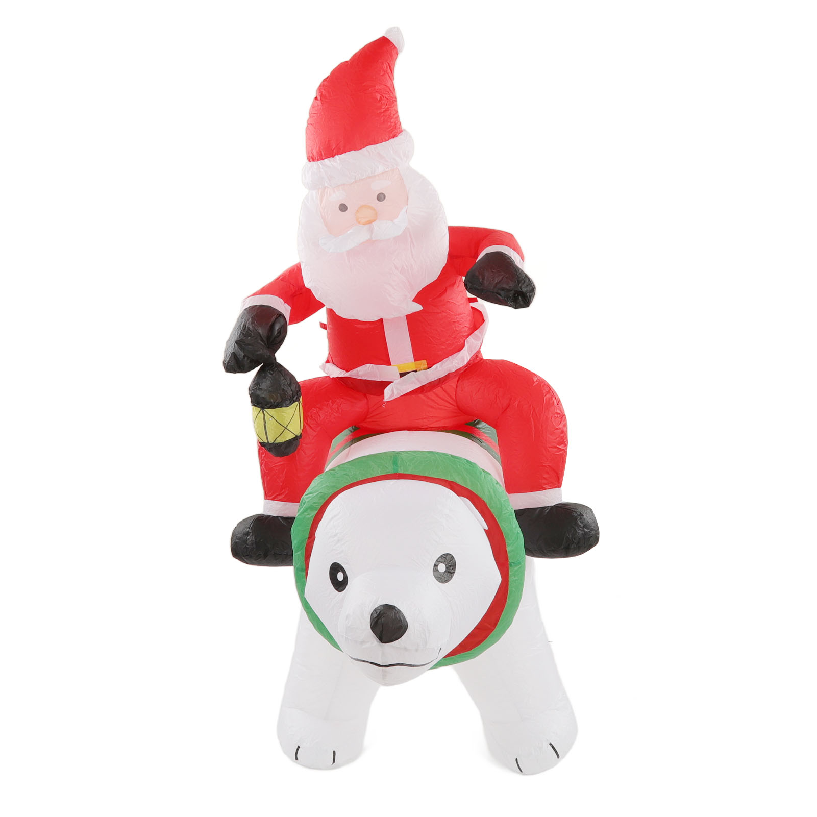 Inflatable Santa Ride Bear Waterproof Fade Resistant LED Blow Up Christmas DM - Picture 13 of 18