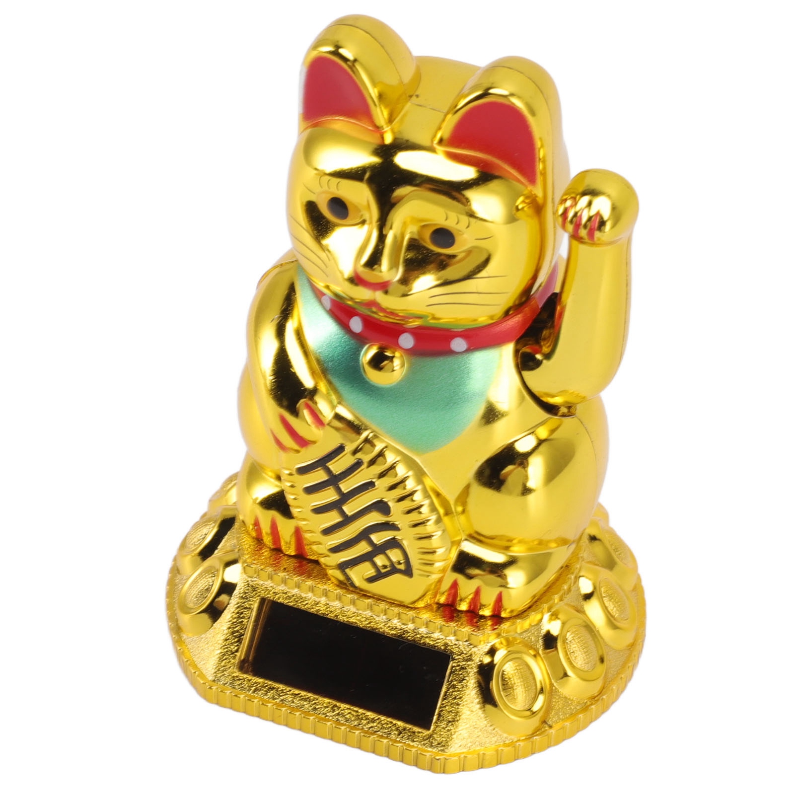 Chinesische Glückskatze Ornament winkender Arm Solarleuchte für Haus und Auto - Bild 13 von 18
